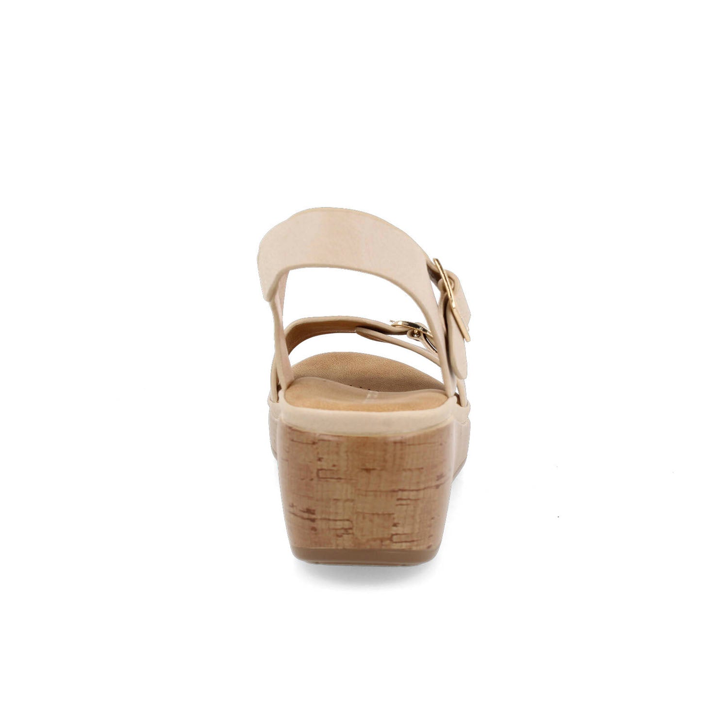 Sandalia Casual Vazza color Beige para Mujer