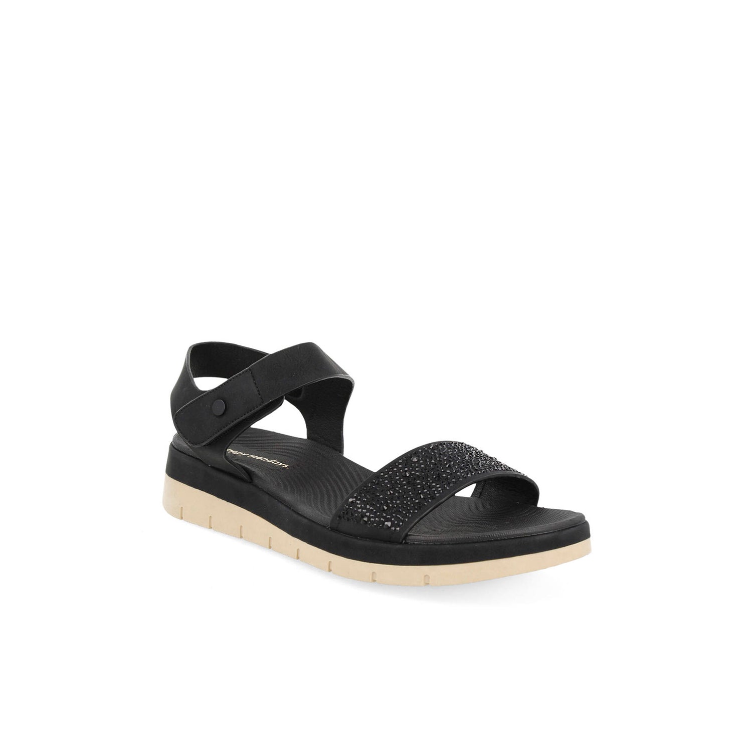 Sandalia Casual Vazza color Negro para Mujer
