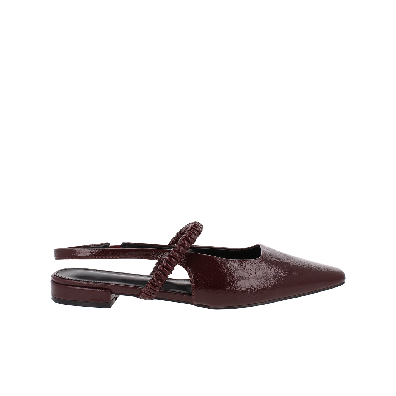 Ballerina Casual Vazza color Vino para Mujer