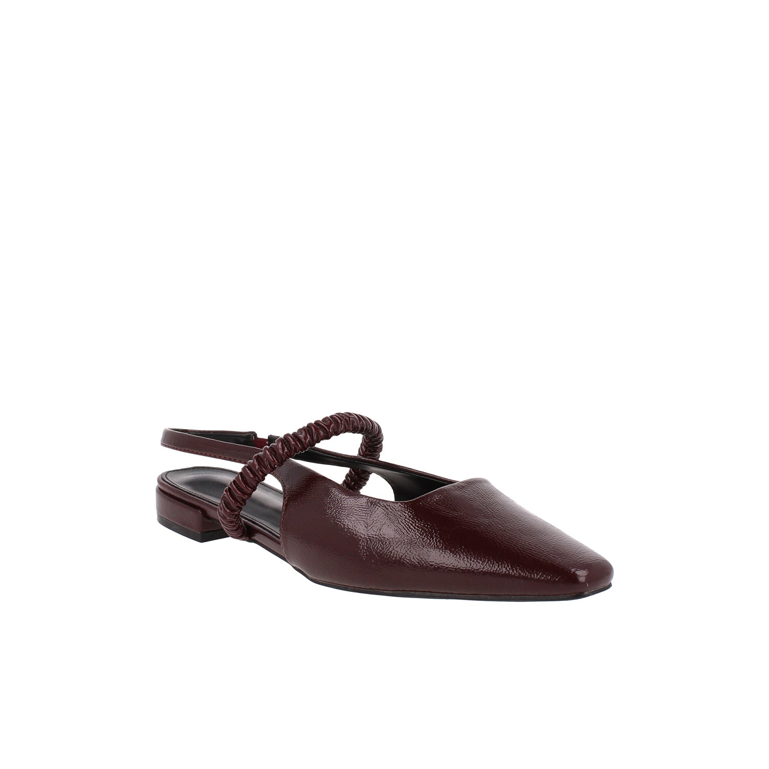 Ballerina Casual Vazza color Vino para Mujer