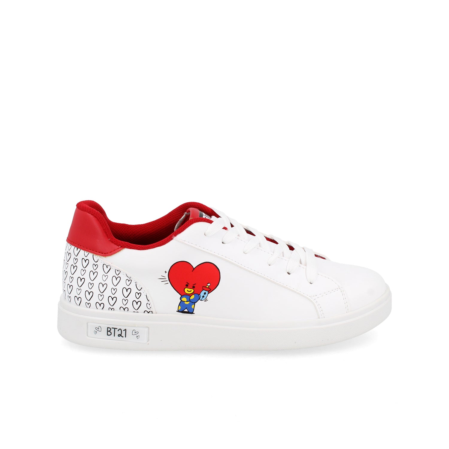 Tenis Urbano BT21 color Blanco para Mujer