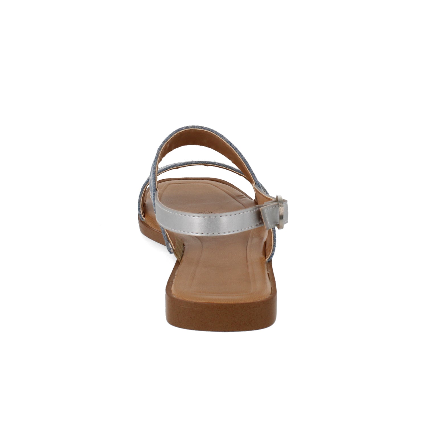 Sandalia Casual Vazza color Azul Mezclilla para Mujer