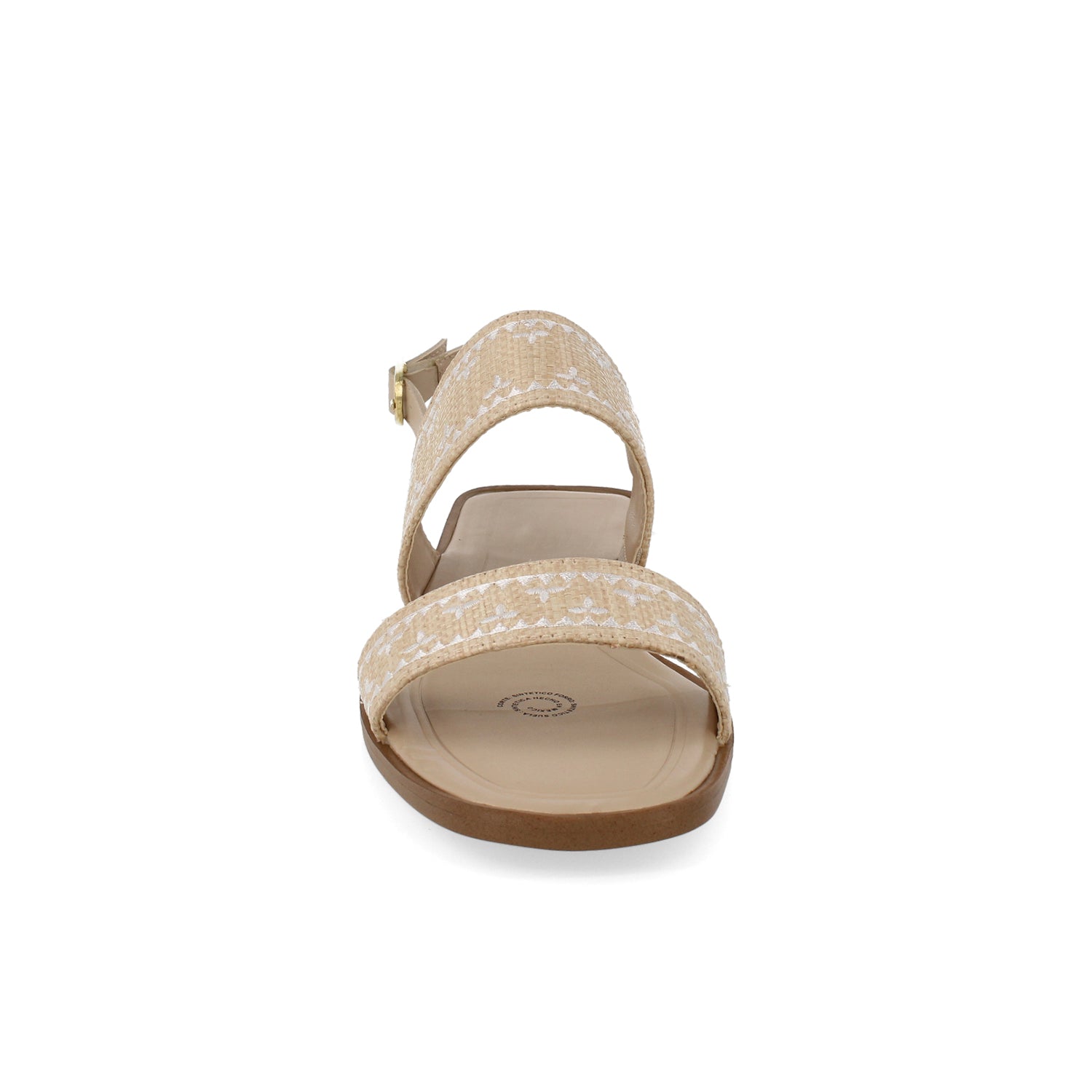 Sandalia Casual Vazza color Paja para Mujer