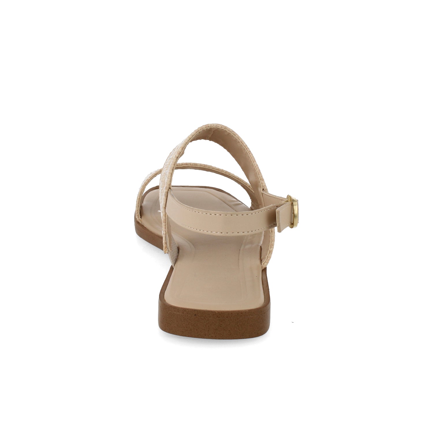 Sandalia Casual Vazza color Paja para Mujer