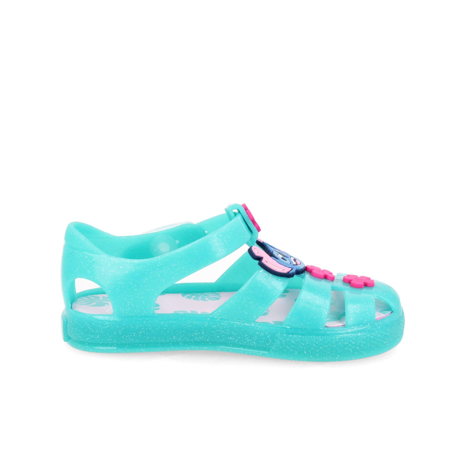 Sandalia de Playa Disney color Aqua de Stich para Niña