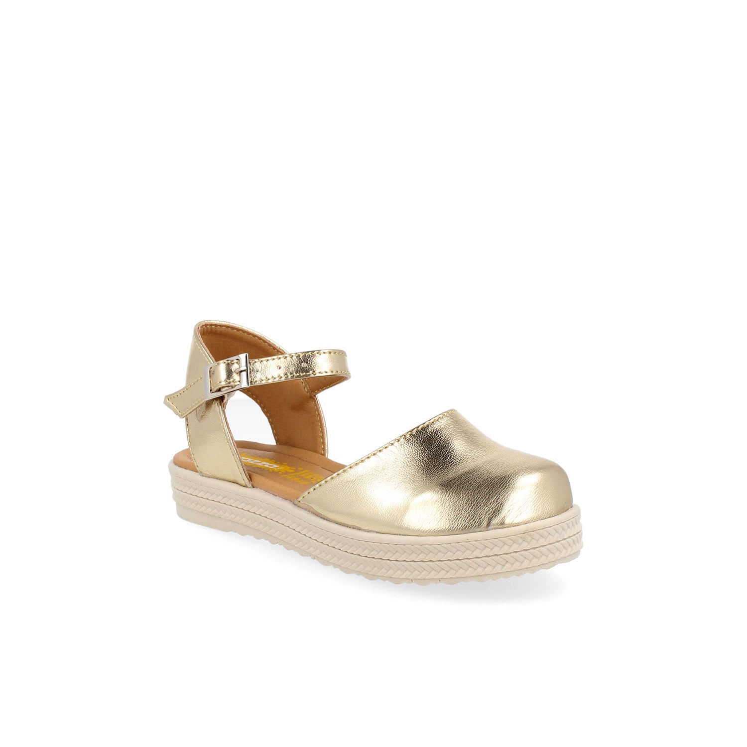 Sandalia Casual Vazza color Oro para Niña