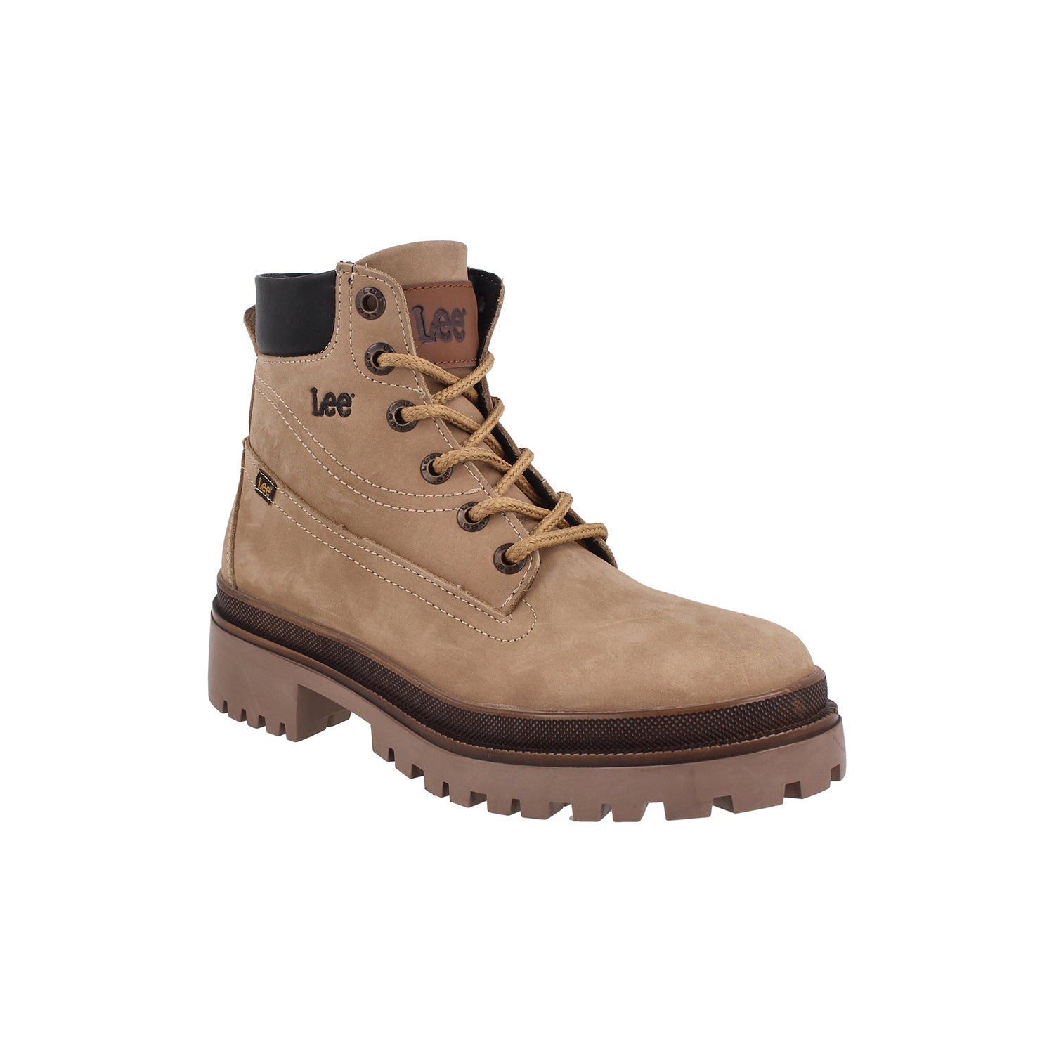 Botin Casual Lee color Khaki para Mujer