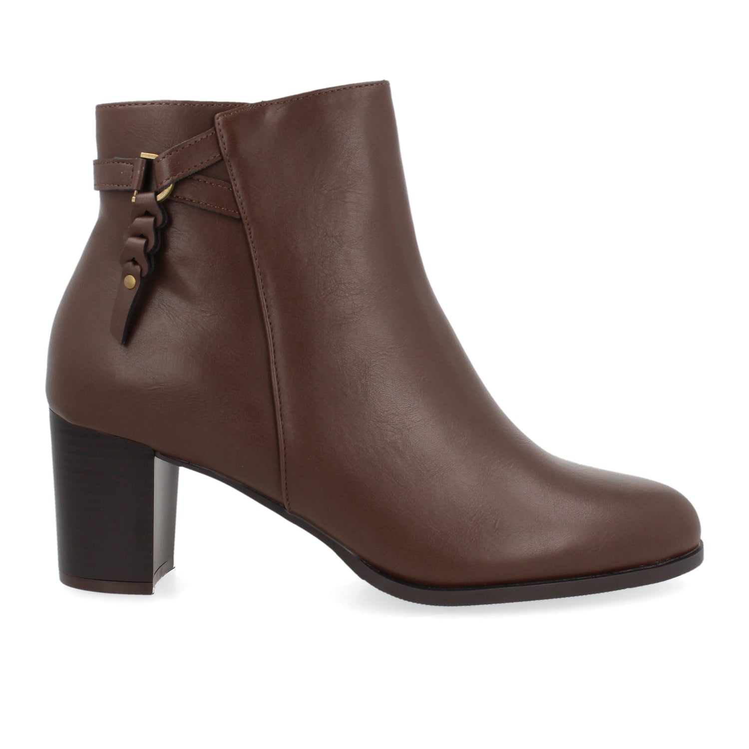 Bota Casual Vazza color Cafe para Mujer