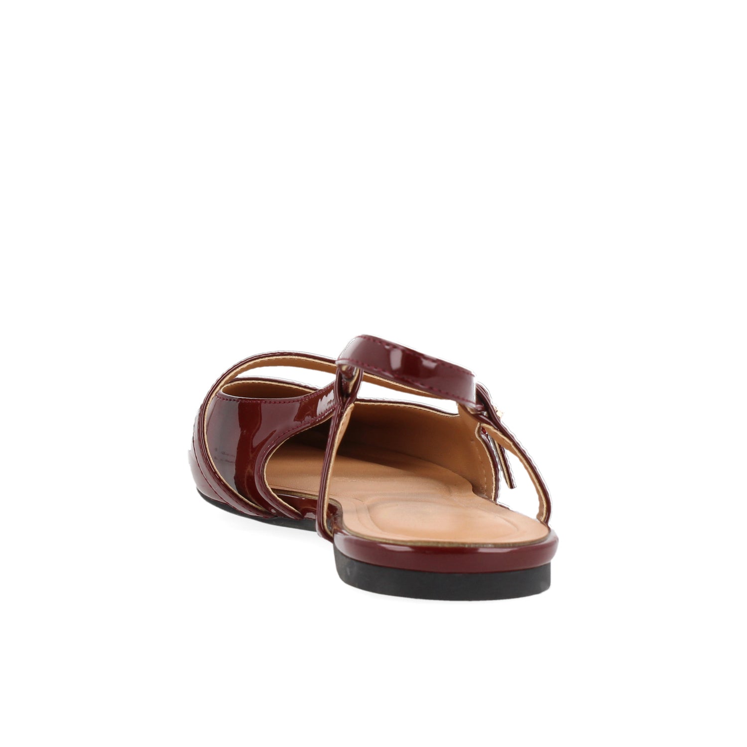 Ballerina Casual Vazza color Vino para Mujer