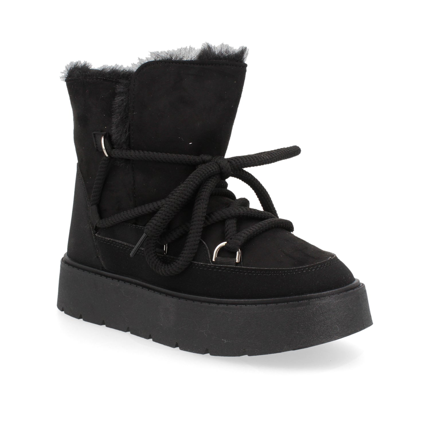 Bota Casual Vazza color Negro para Mujer