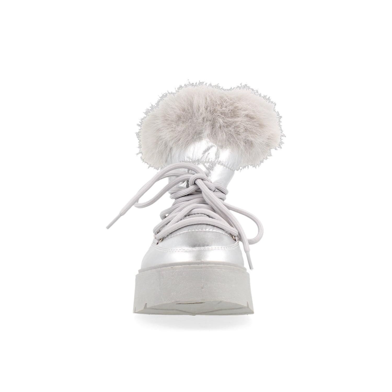 Bota Casual Vazza color Plata para Mujer