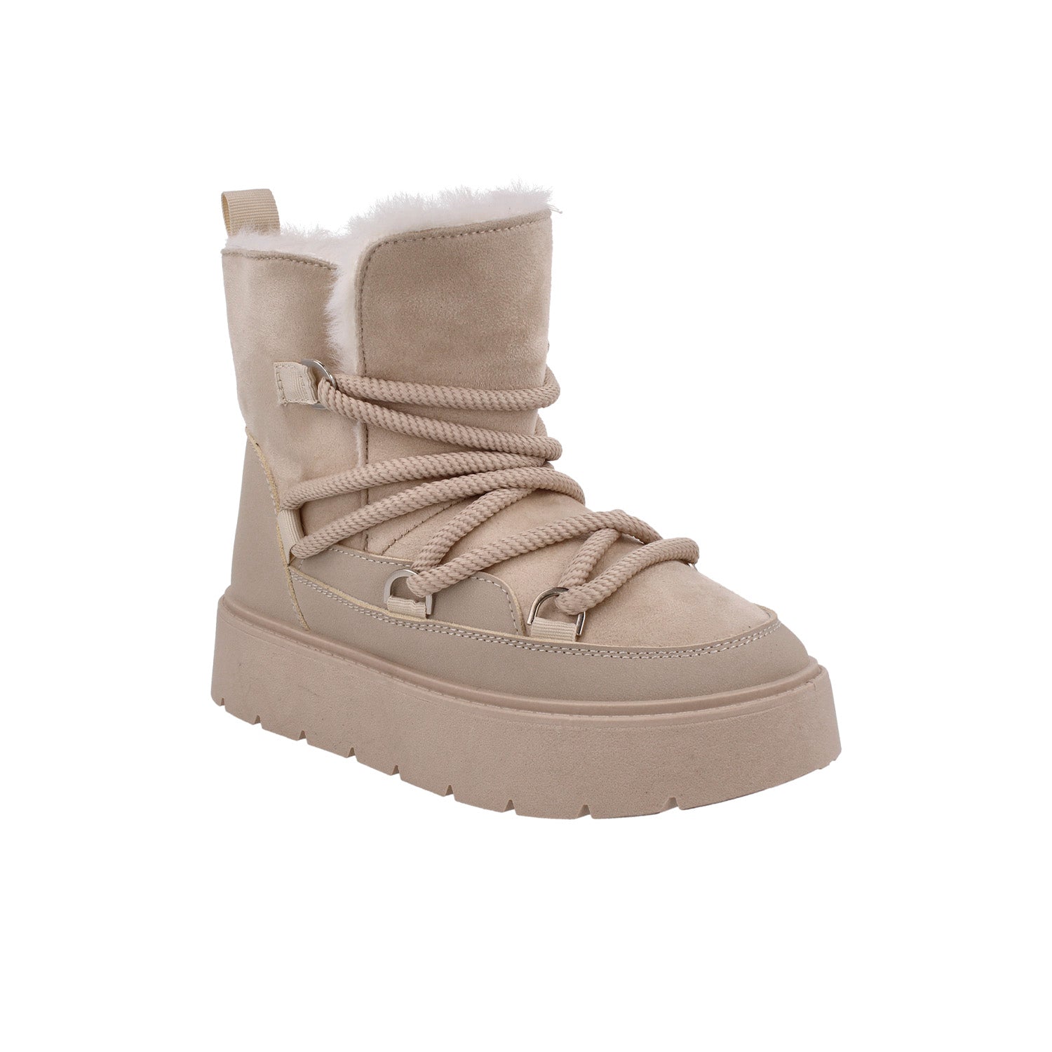 Bota Casual Vazza color Beige para Mujer