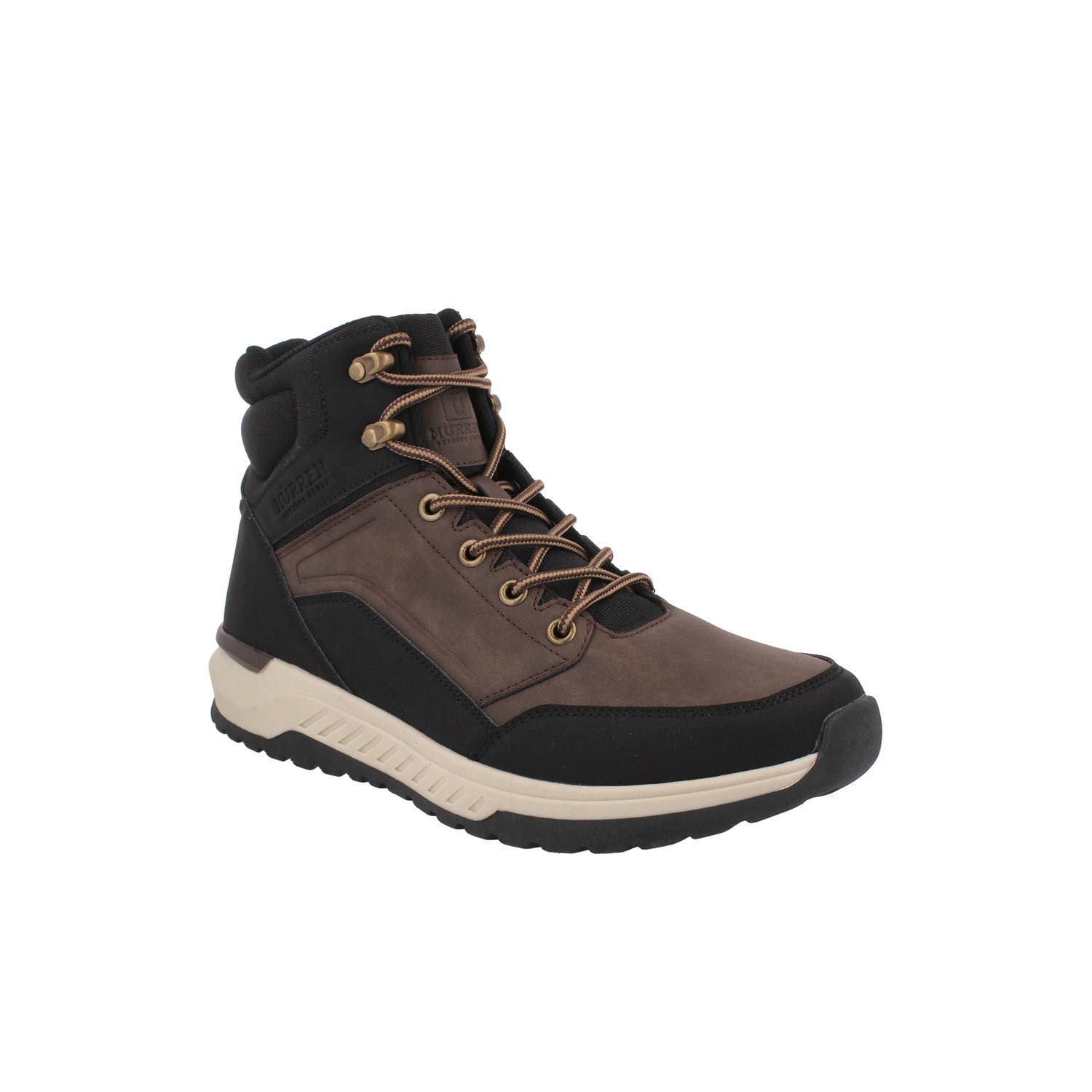 Botin Industrial Vazza color Cafe para Hombre