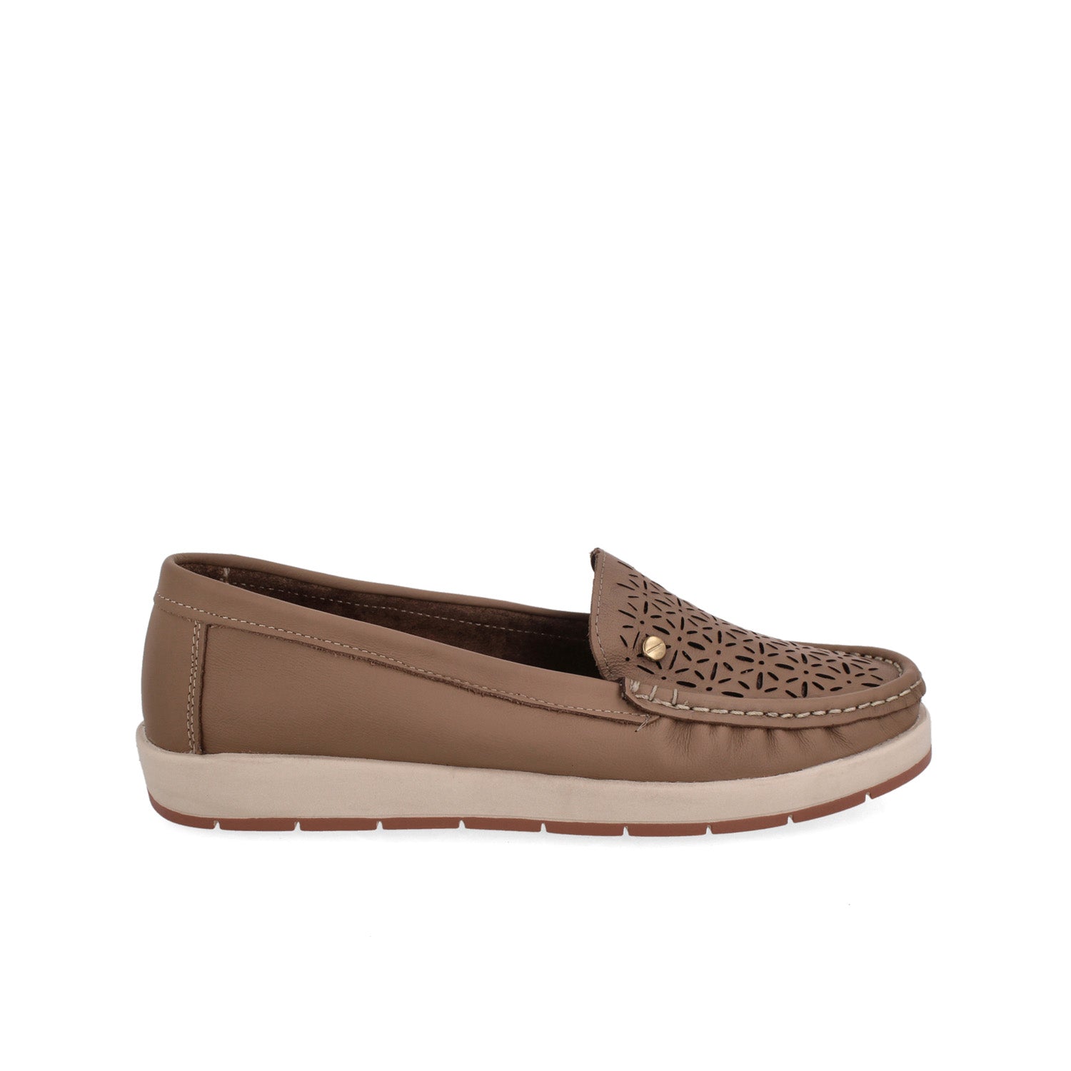 Zapato Casual Vazza color Nude para Mujer