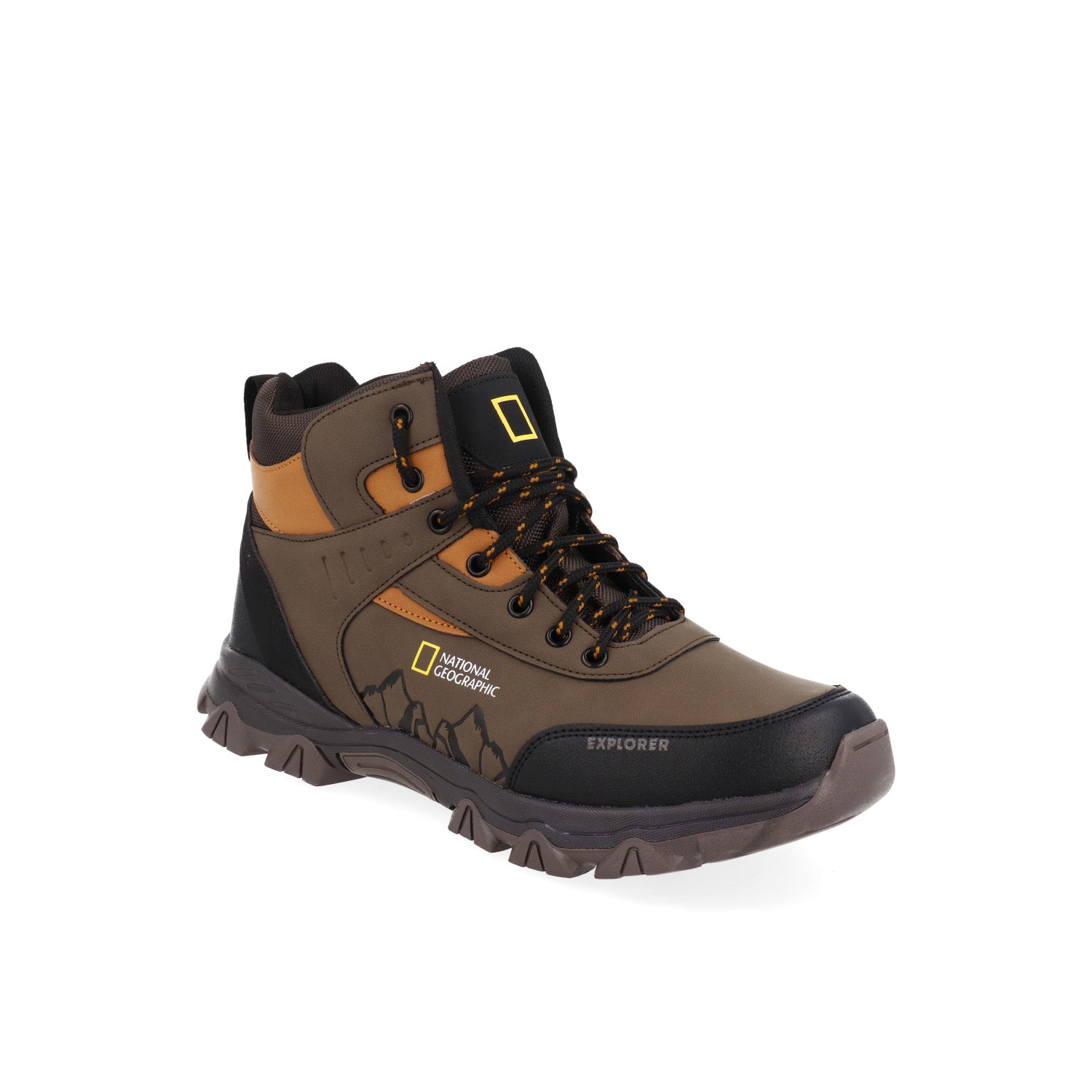 Botin Tipo Industrial Vazza color Ocre para Hombre