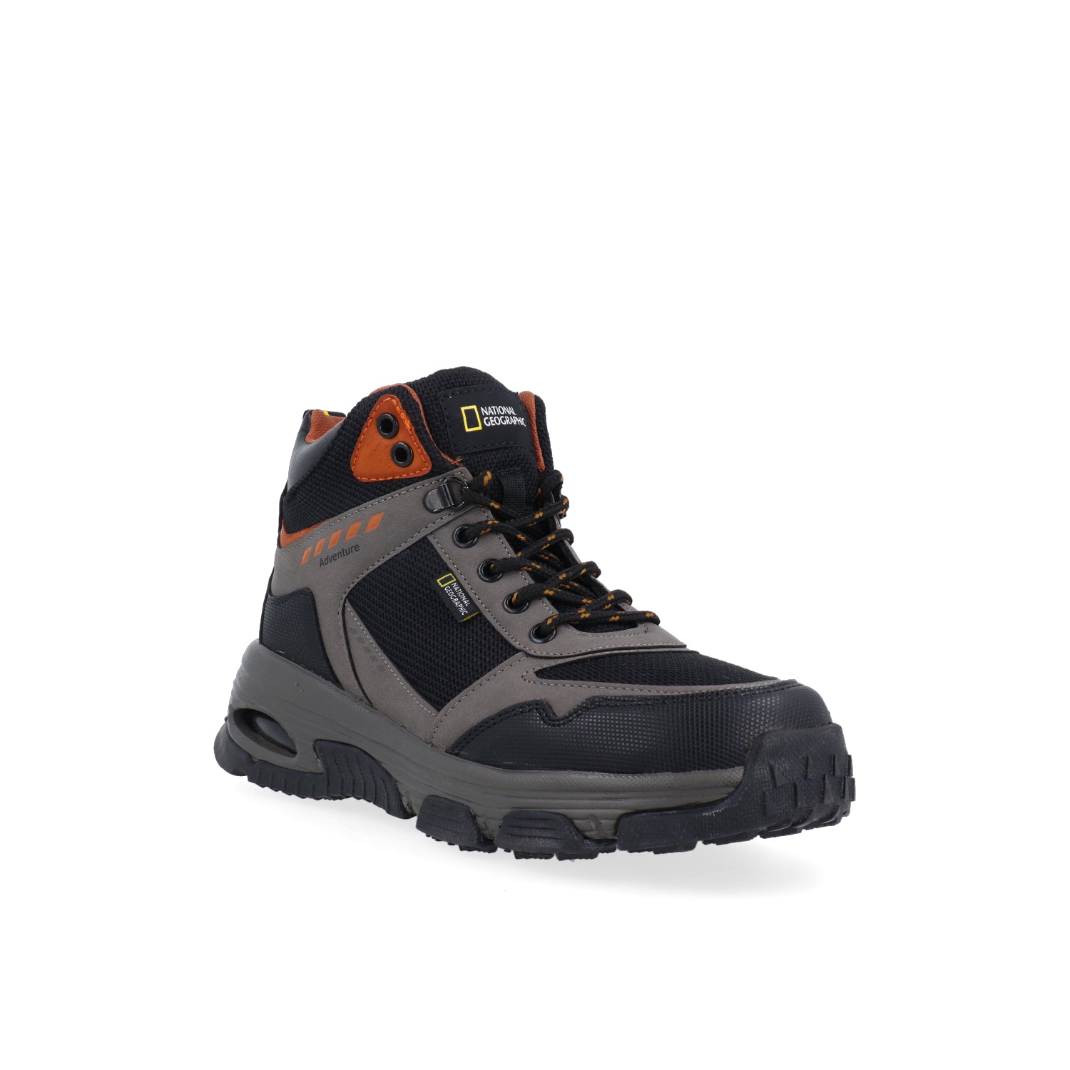 Botin Tipo Industrial Vazza color Negro/ Gris para Hombre