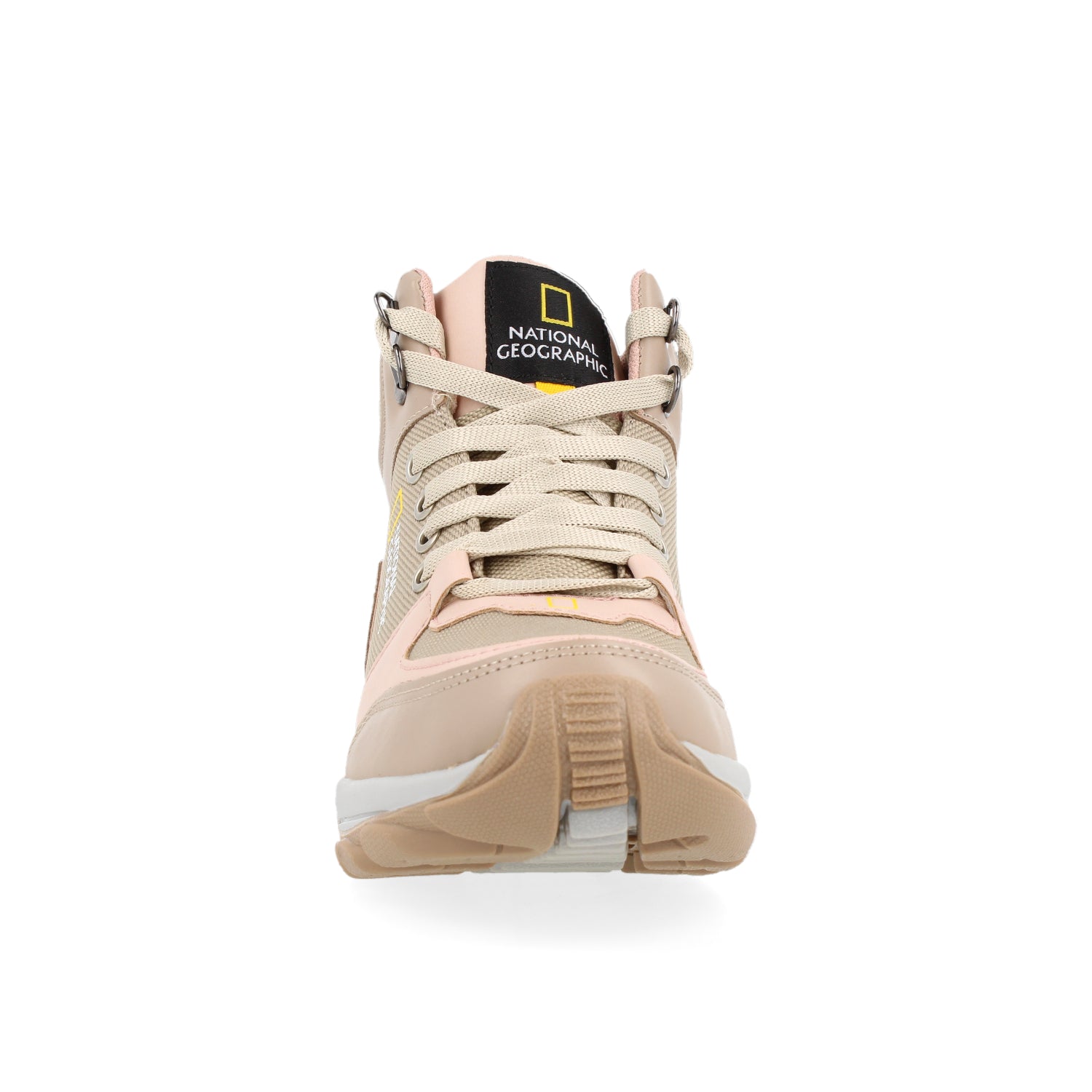 Botin Tipo Industrial National Geographic color Beige para Mujer