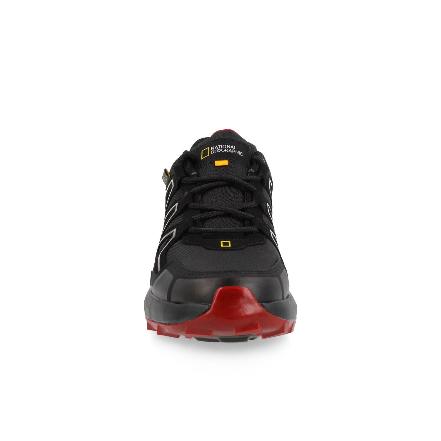 Tenis Urbano National Geographic color Negro Con Rojo para Hombre