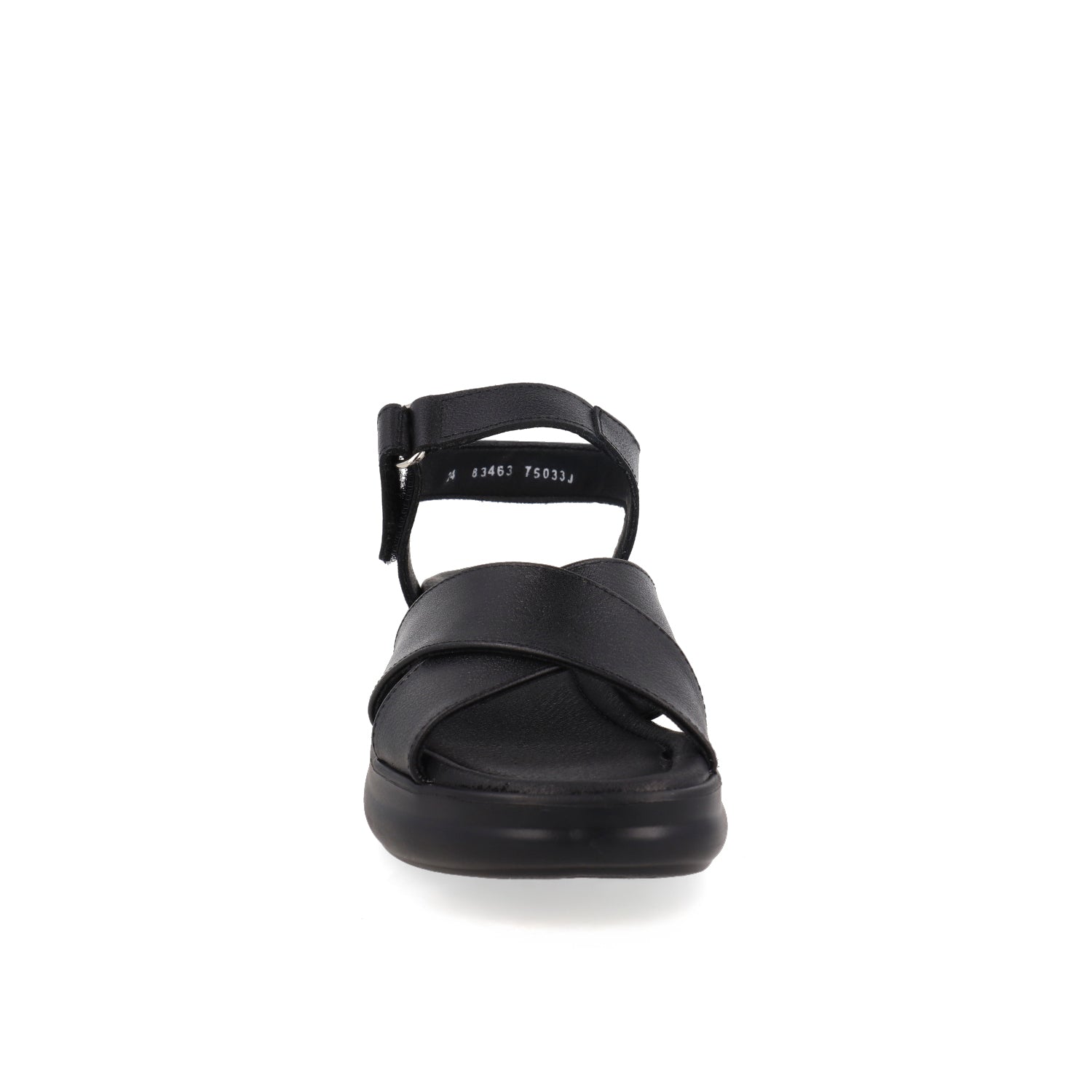 Sandalia Casual Vazza con Ajuste de Velcro color Negro para Mujer