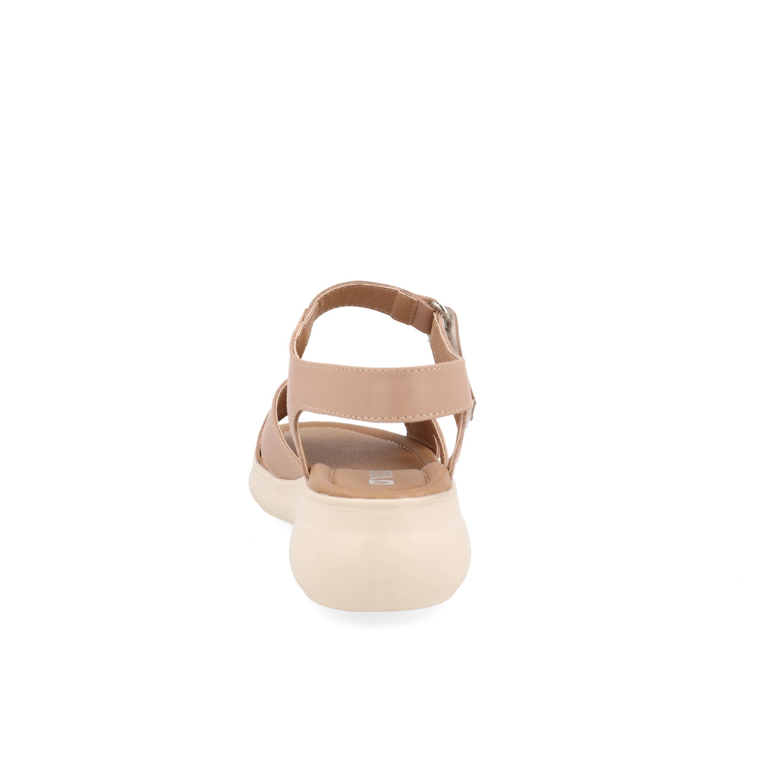 Sandalia Casual Vazza color Maquillaje para Mujer con ajuste de Velcro