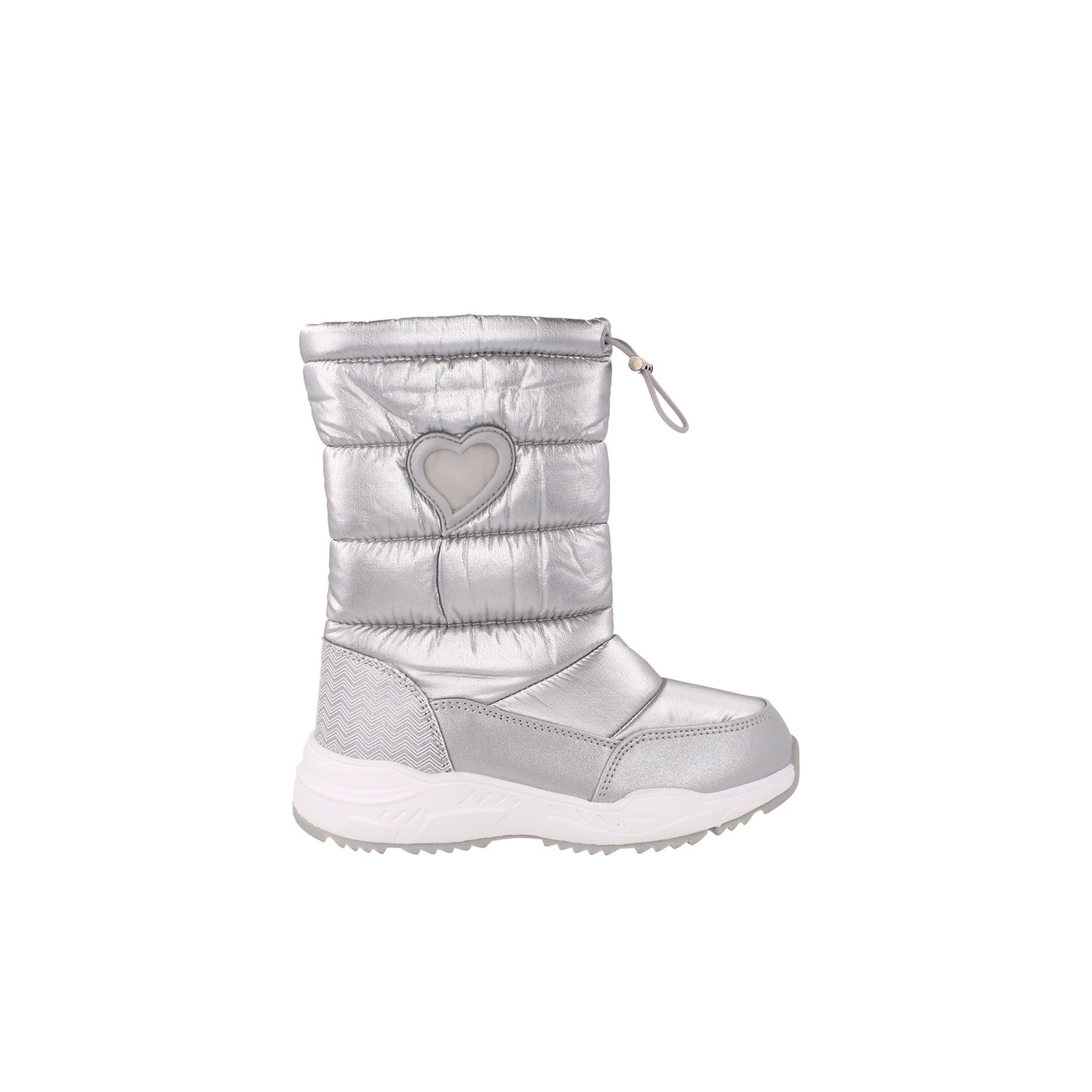 Bota Casual Vazza color Plata para Niña