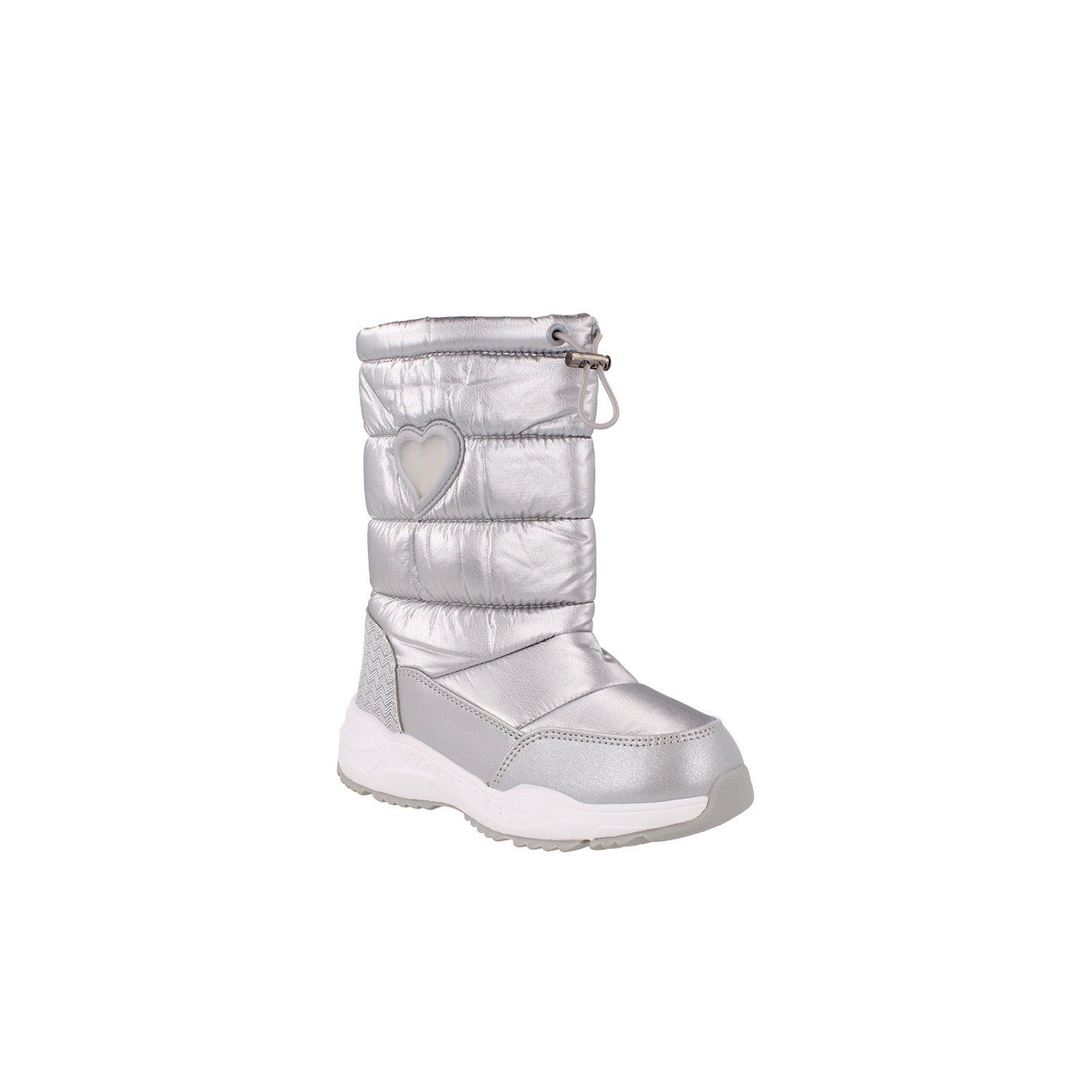 Bota Casual Vazza color Plata para Niña