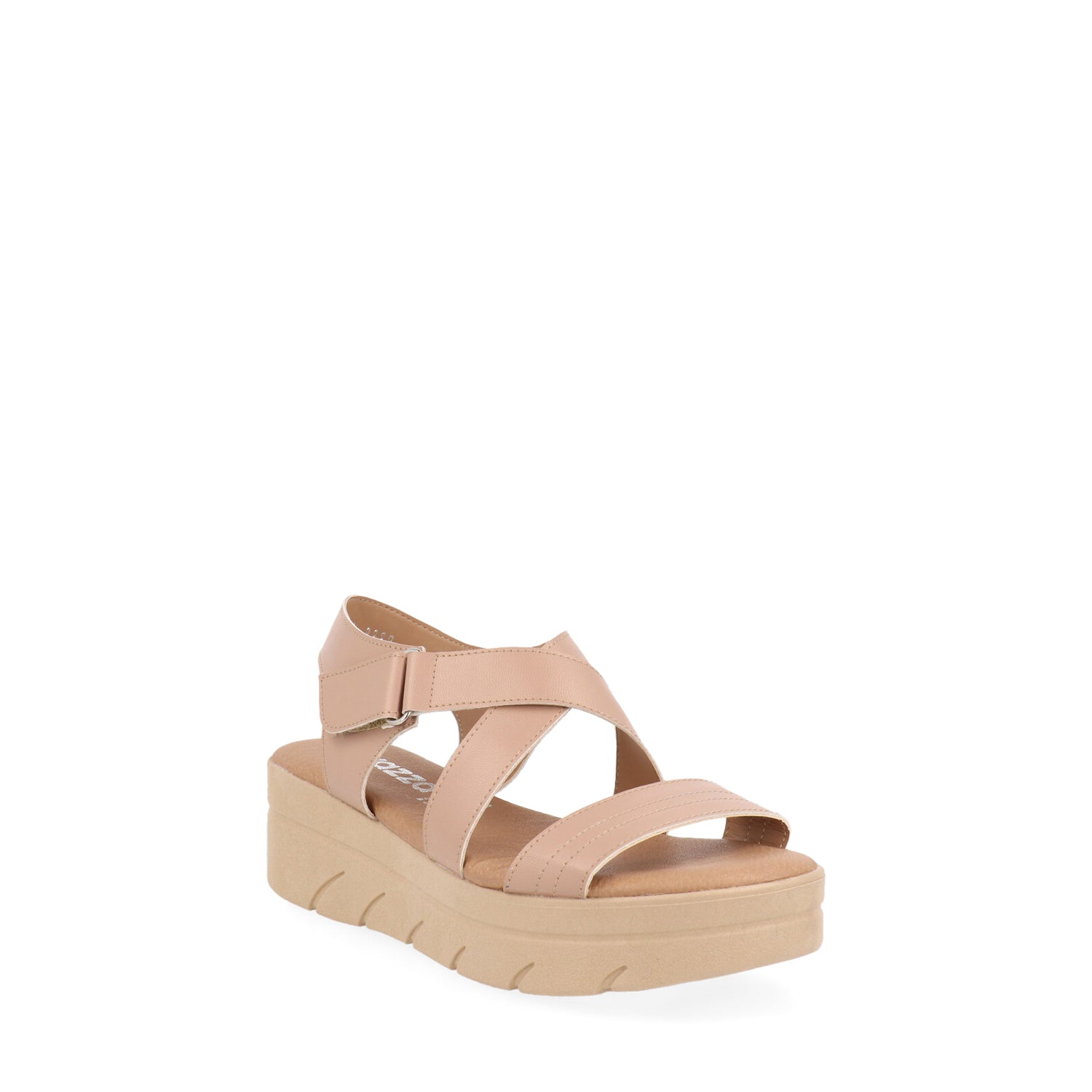 Sandalia  Vazza color Maquillaje para Mujer