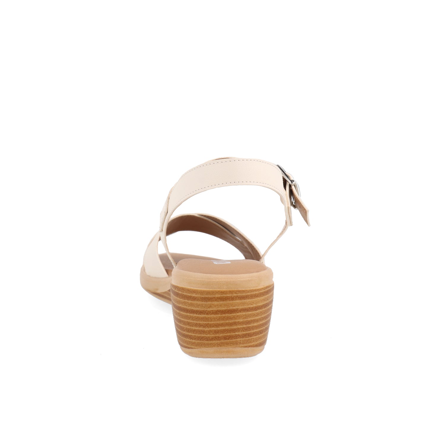 Sandalia Casual Vazza color Latte para Mujer