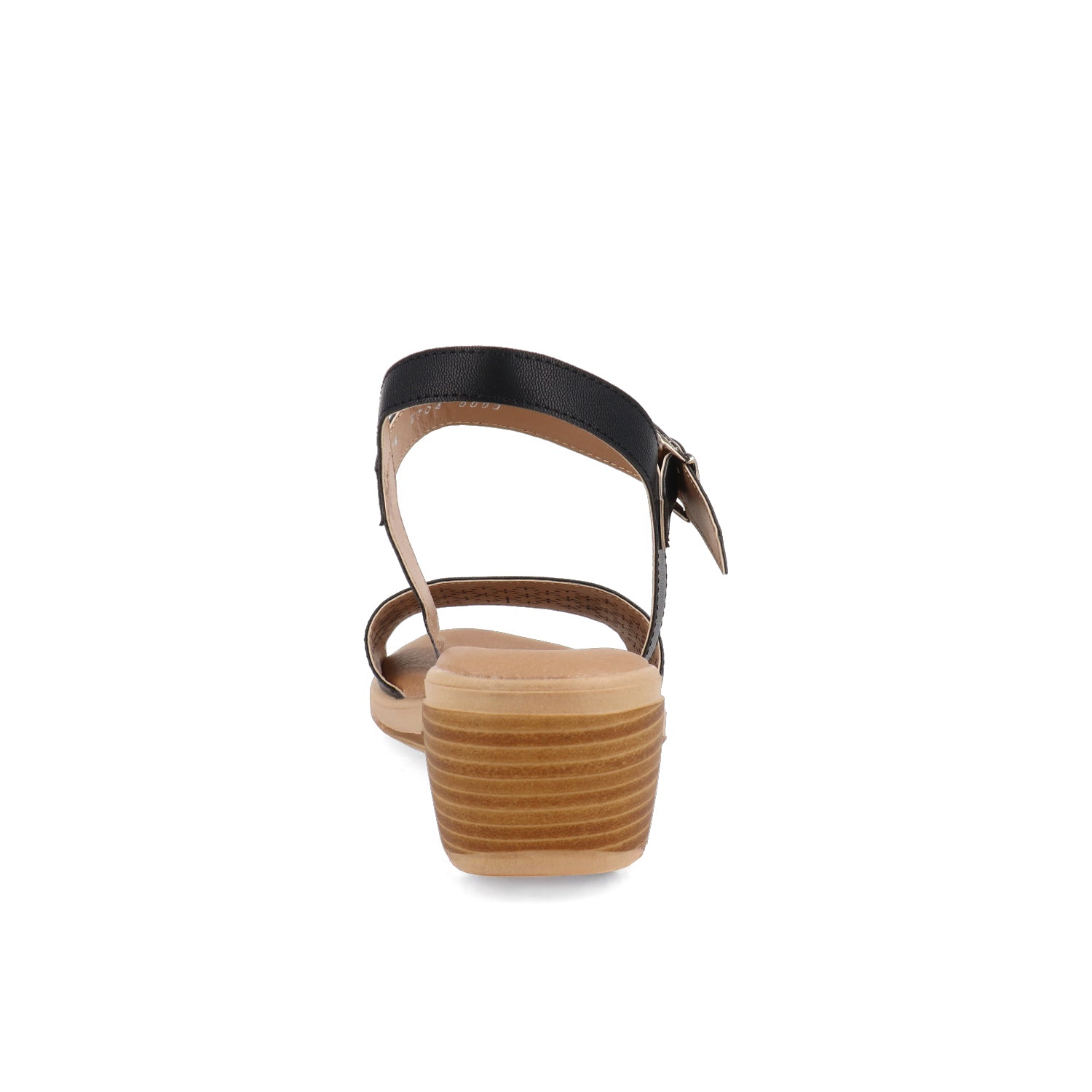Sandalia Casual Vazza color Negro para Mujer con perforaciones