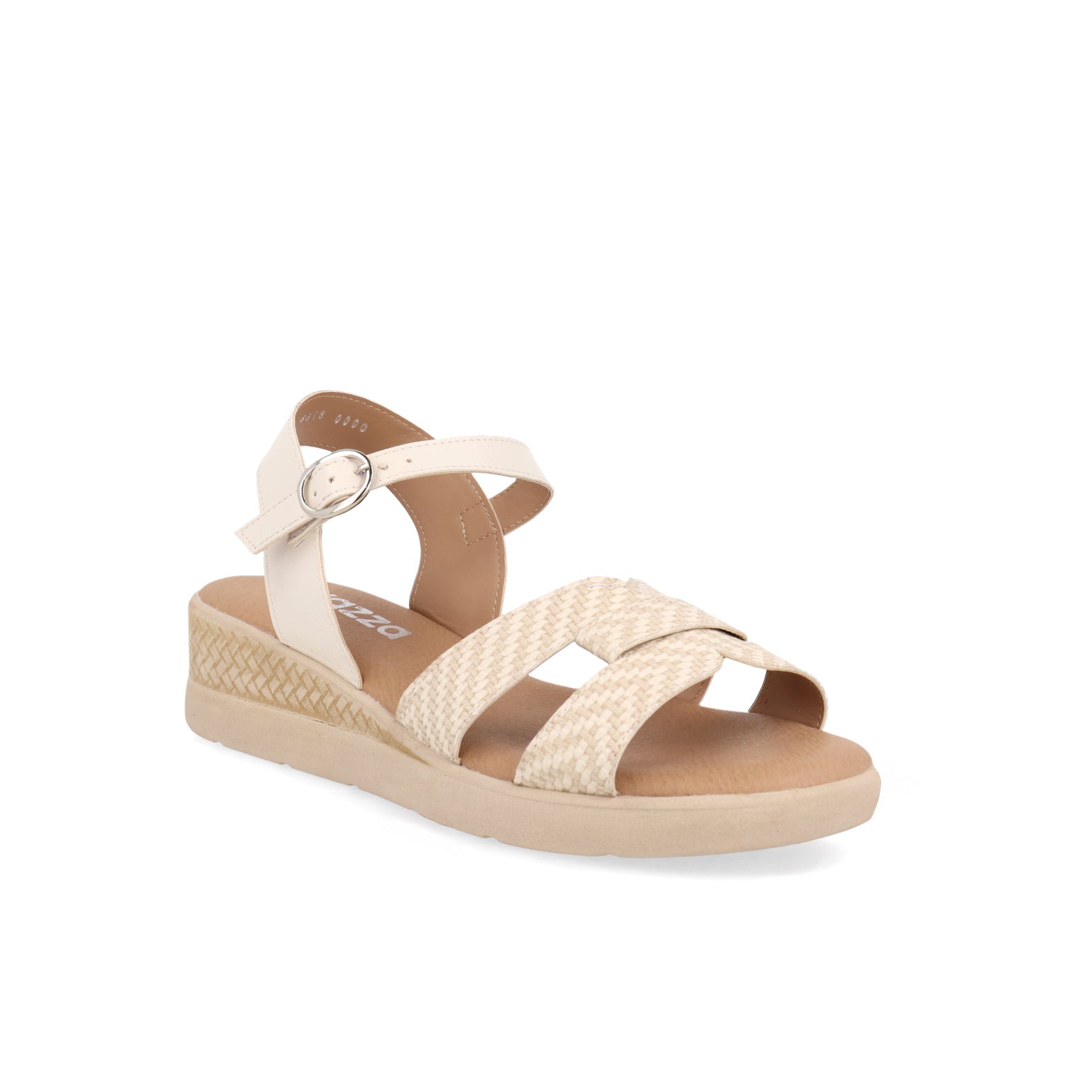 Sandalia Casual Vazza color Camel para Mujer