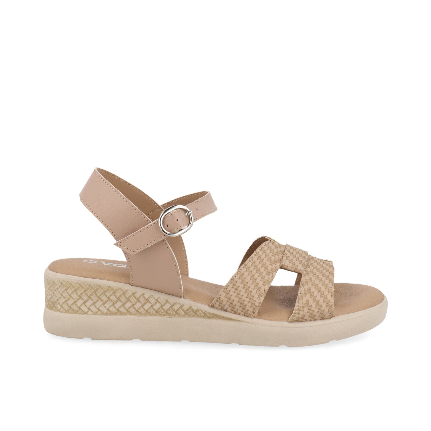 Sandalia Casual Vazza con plataforma color Trigo para Mujer