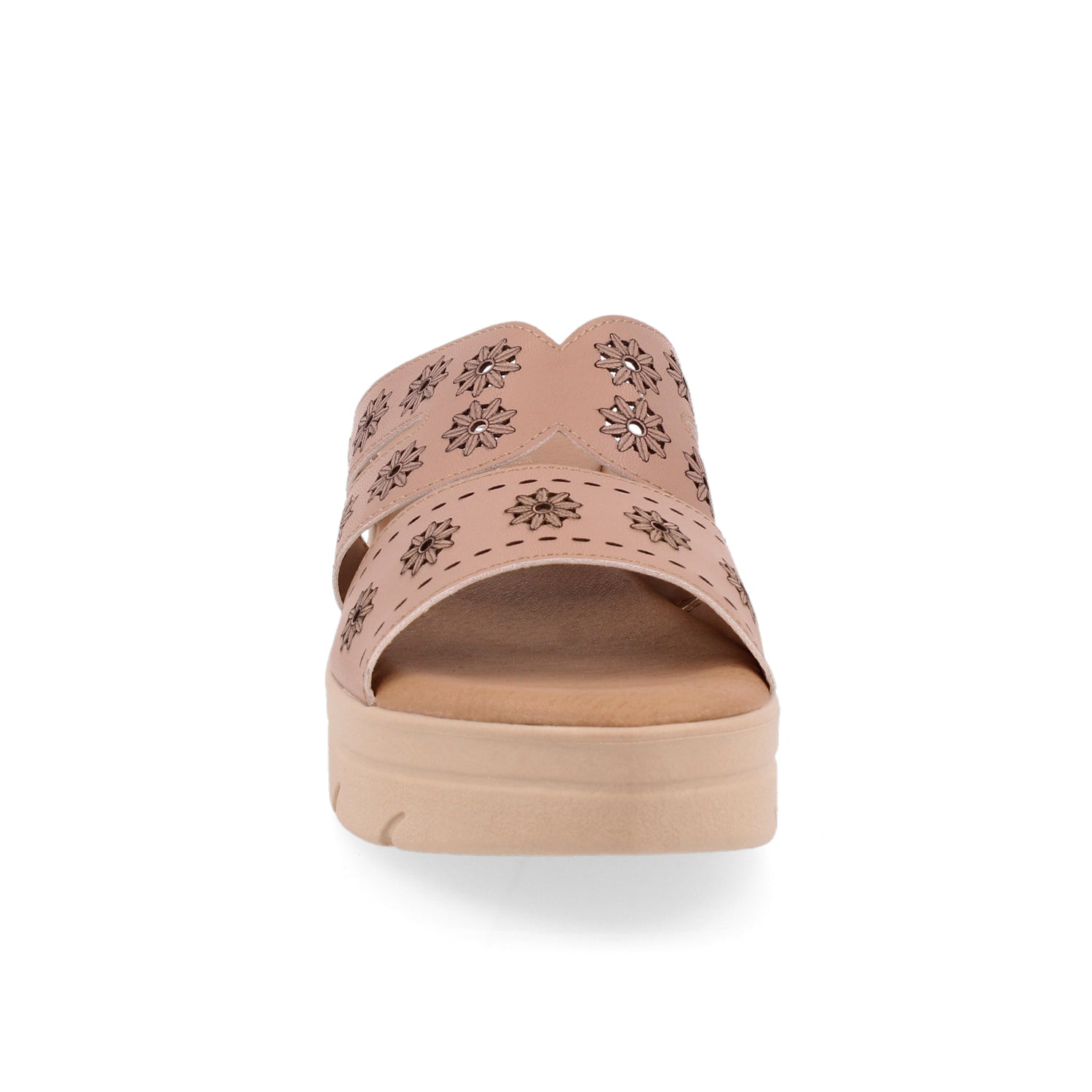 Sandalia Casual Vazza color Maquillaje para Mujer