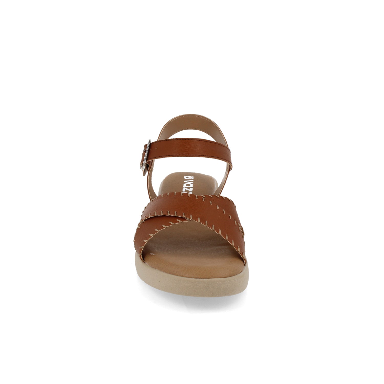 Sandalia Casual Vazza color Cognac para Mujer
