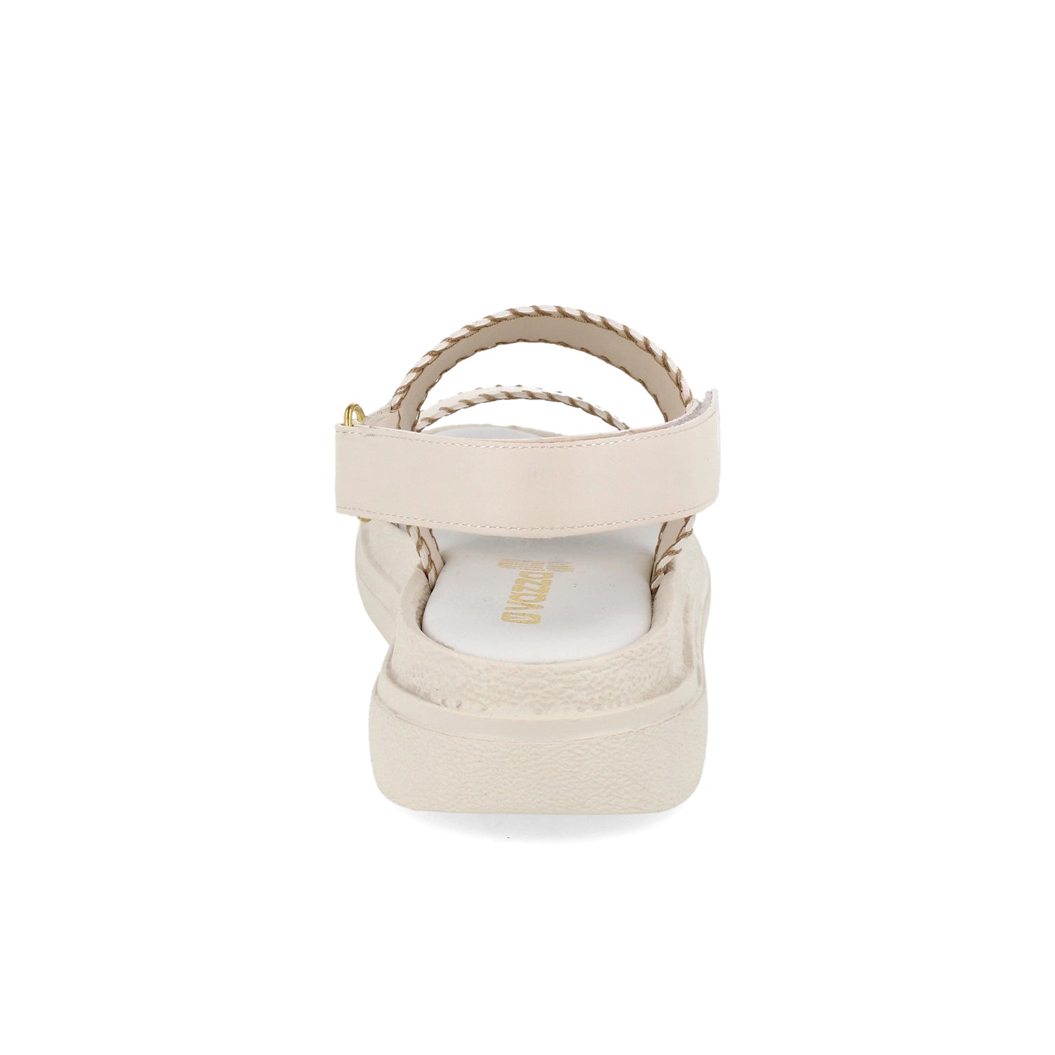 Sandalia Casual Vazza color Latte para Mujer