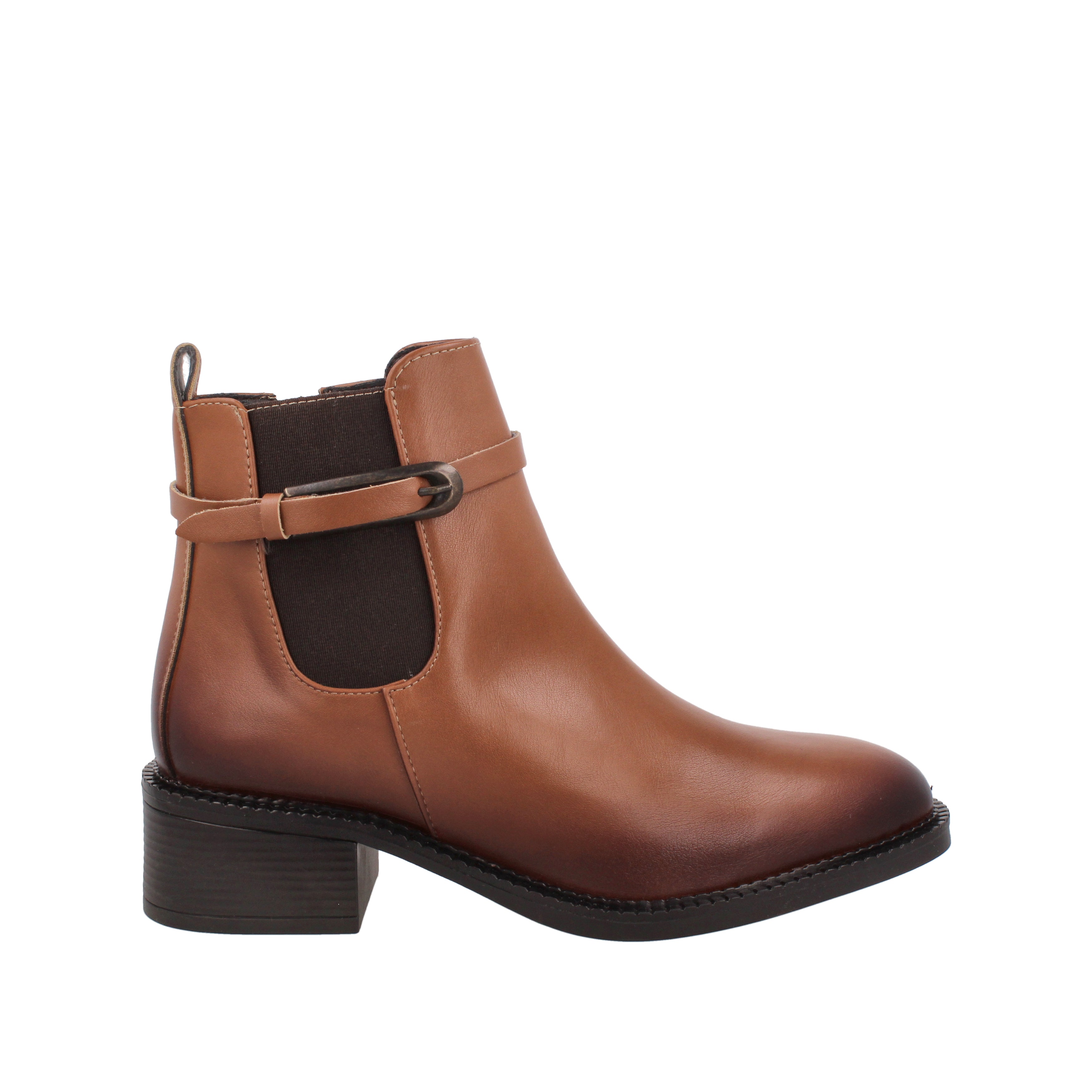 Botin Casual Vazza color Camel para Mujer