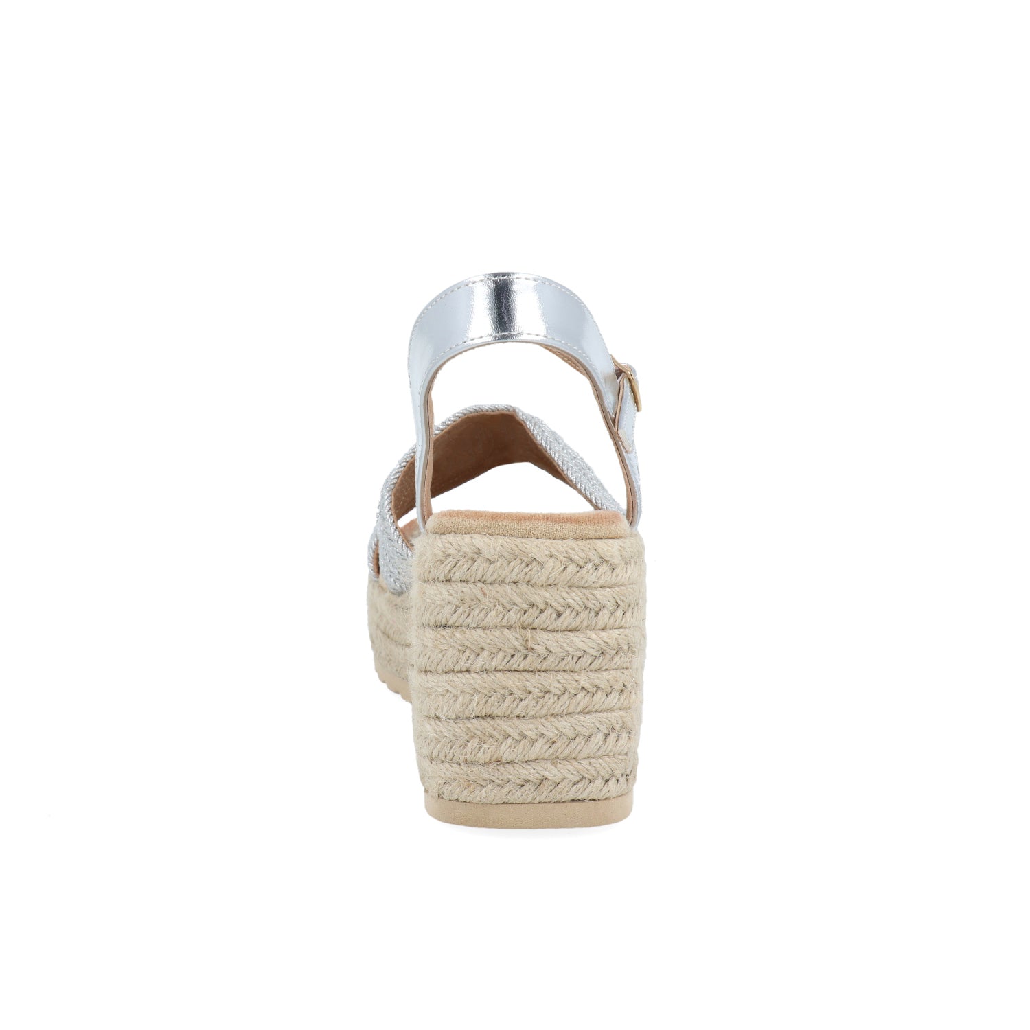 Sandalia Casual Weston color Plata para Mujer