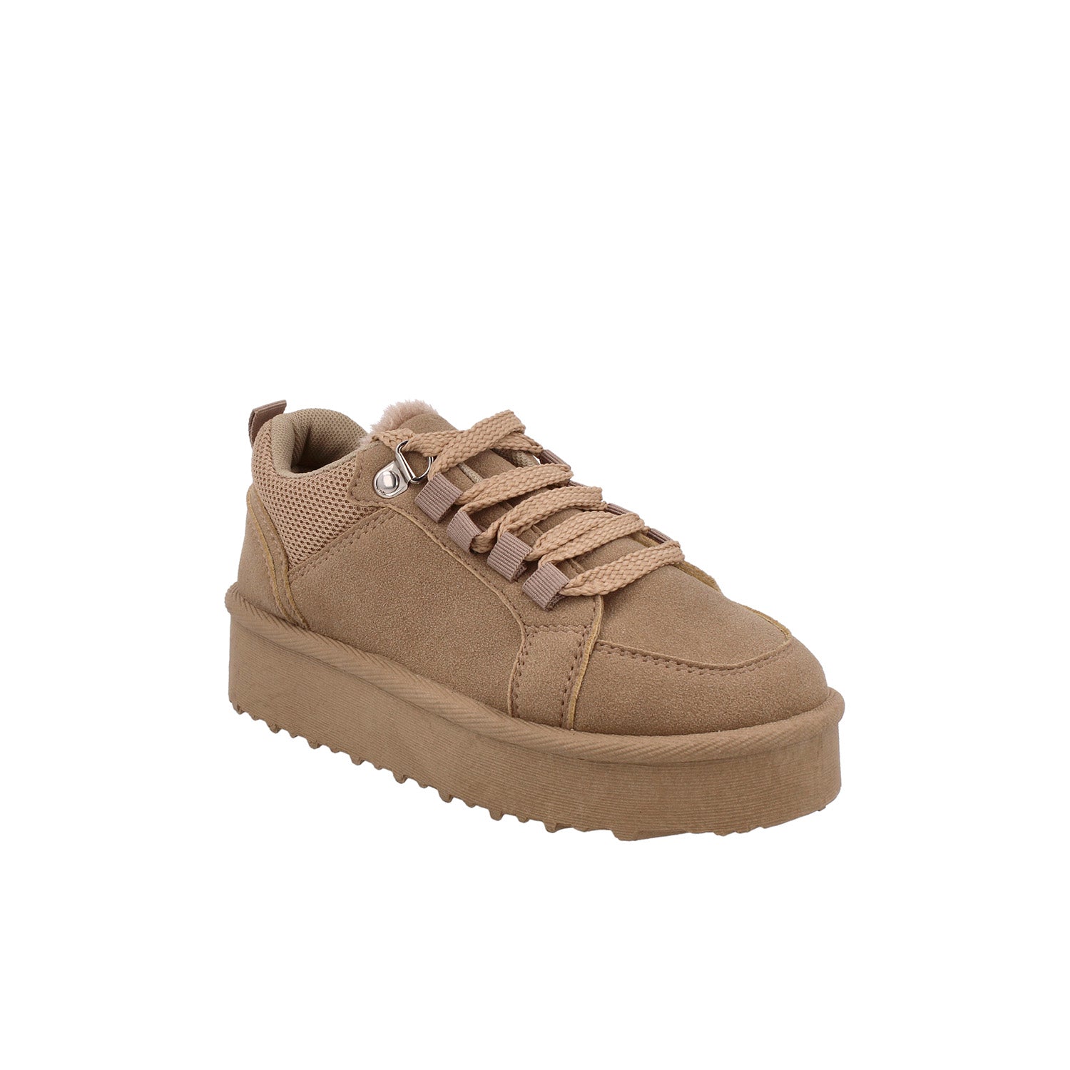 Tenis Casual Vazza color Taupe para Niña