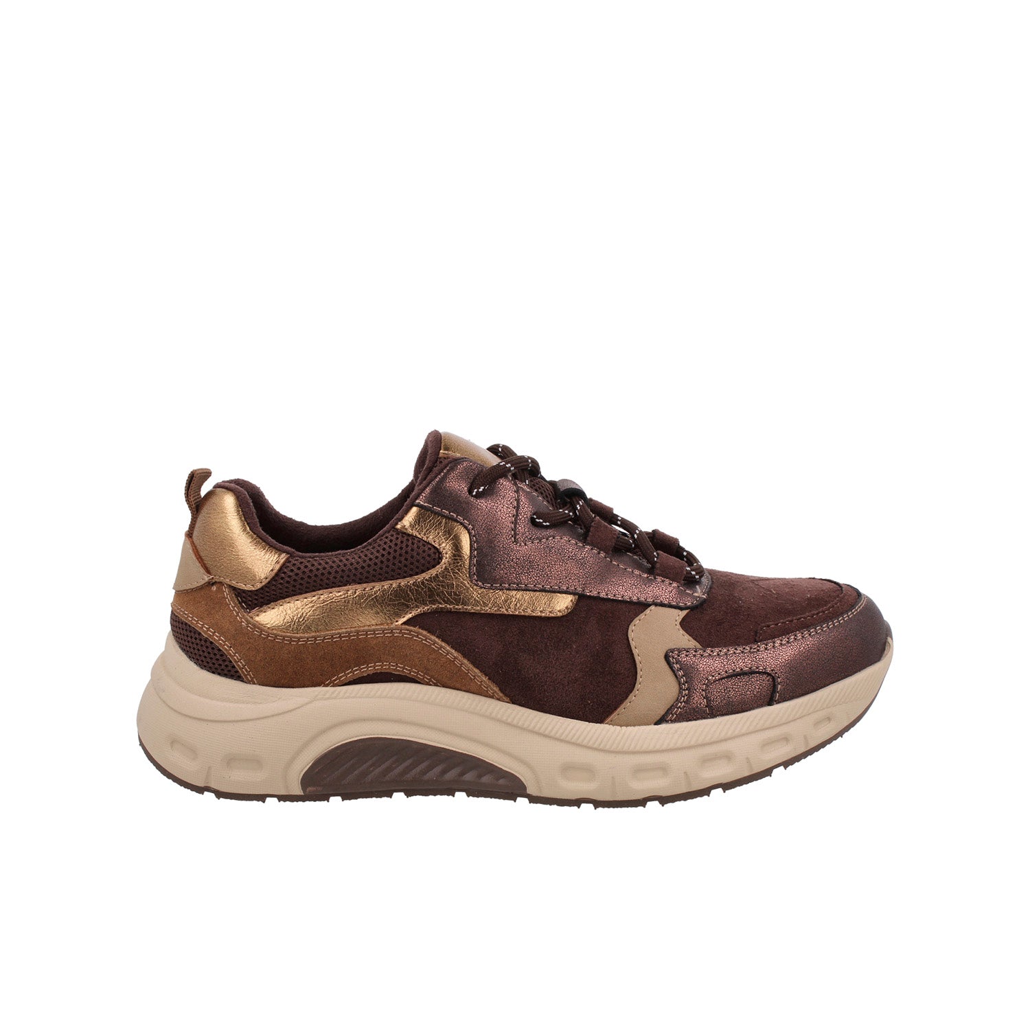 Tenis Urbano Vazza color Beige para Mujer