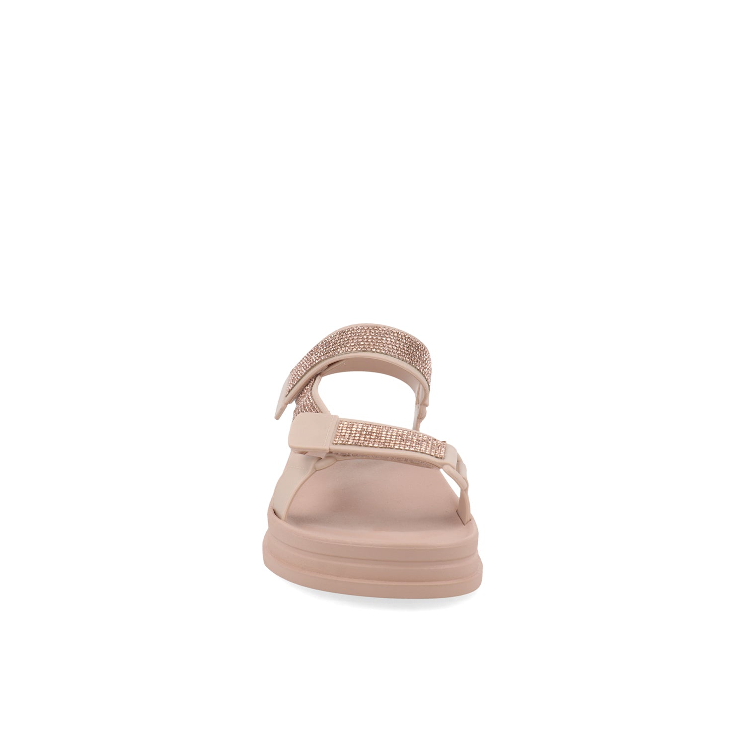 Sandalia Casual Vazza color Rosa para Mujer con brillos