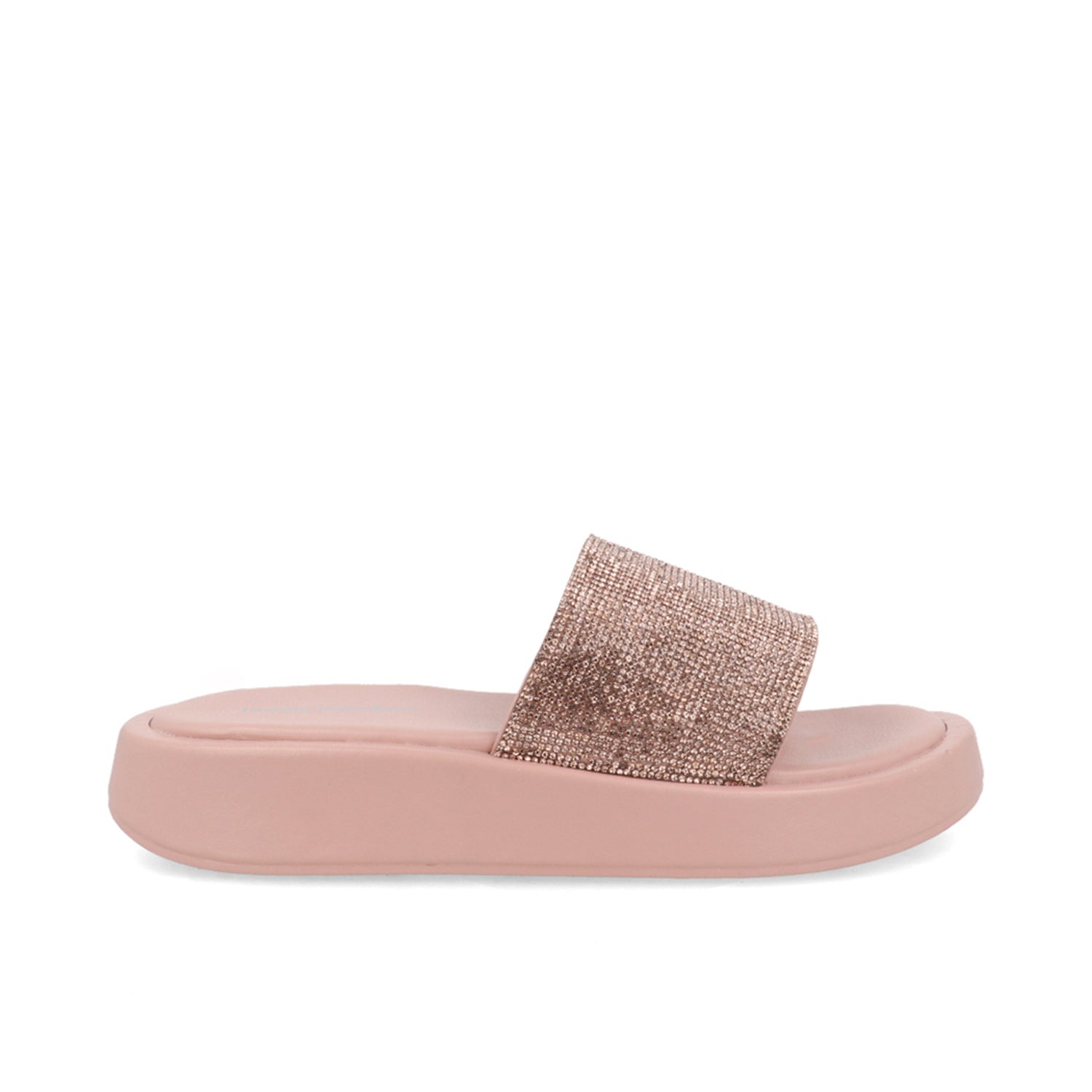 Sandalia Casual Vazza color Rosa para Mujer con brillos