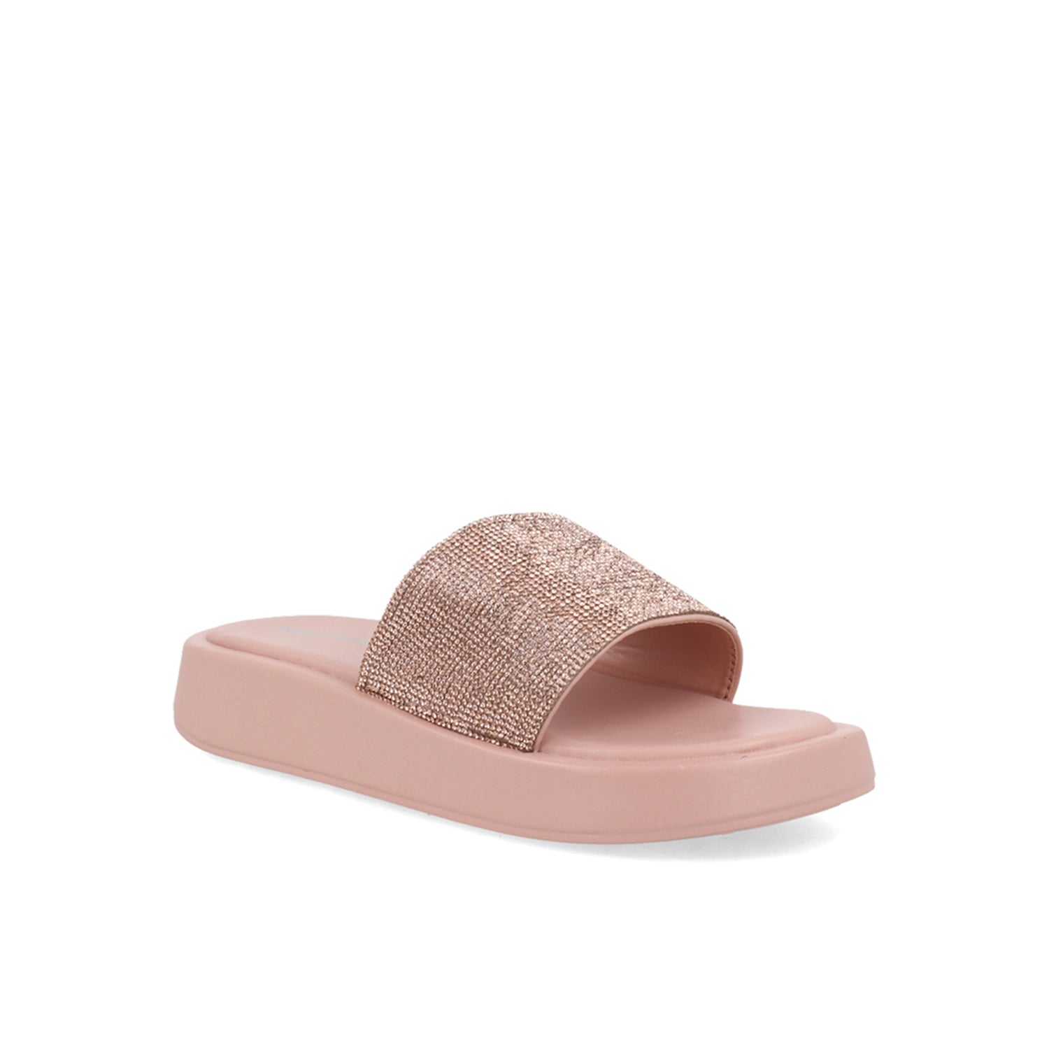 Sandalia Casual Vazza color Rosa para Mujer con brillos