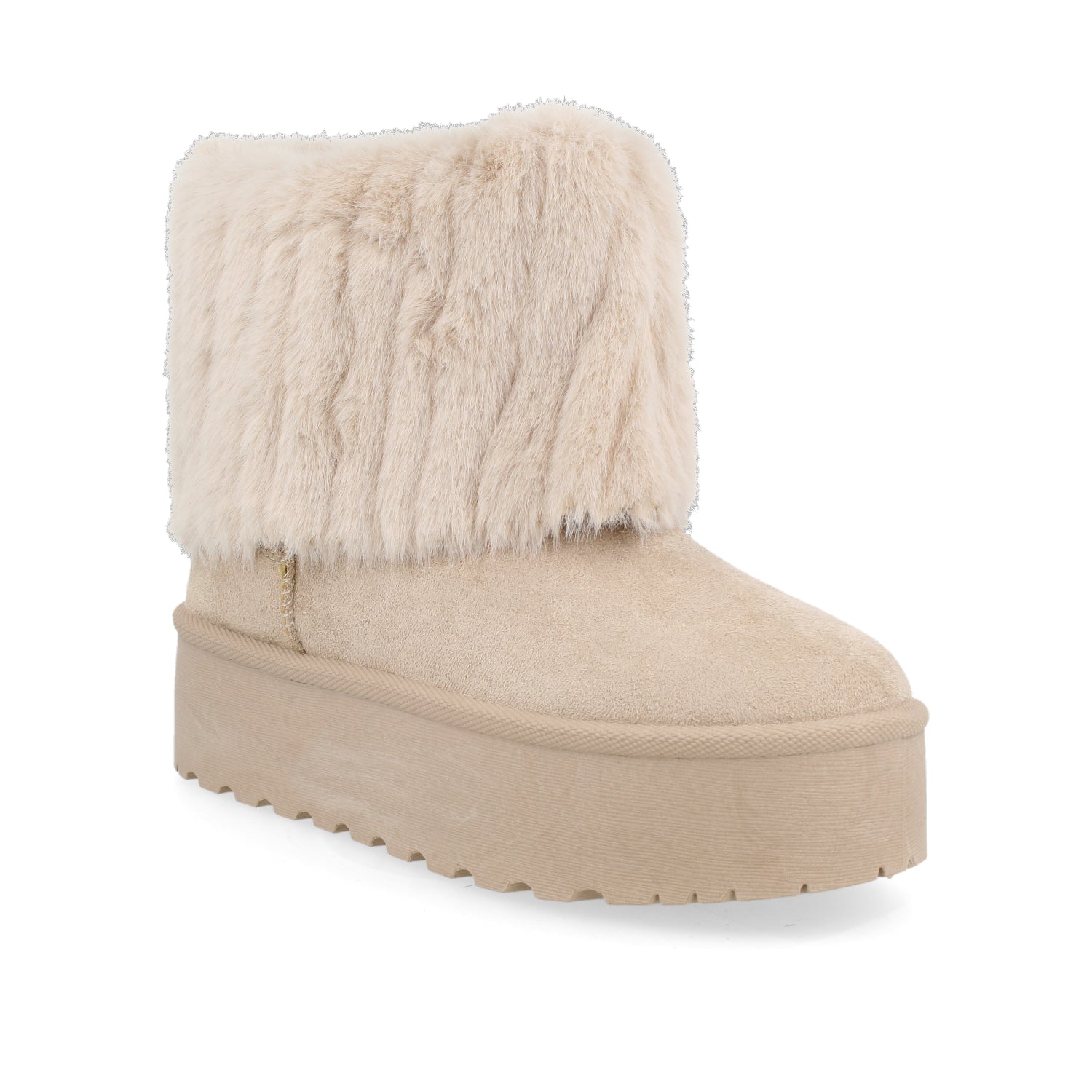 Botin Casual Vazza color Beige para Mujer