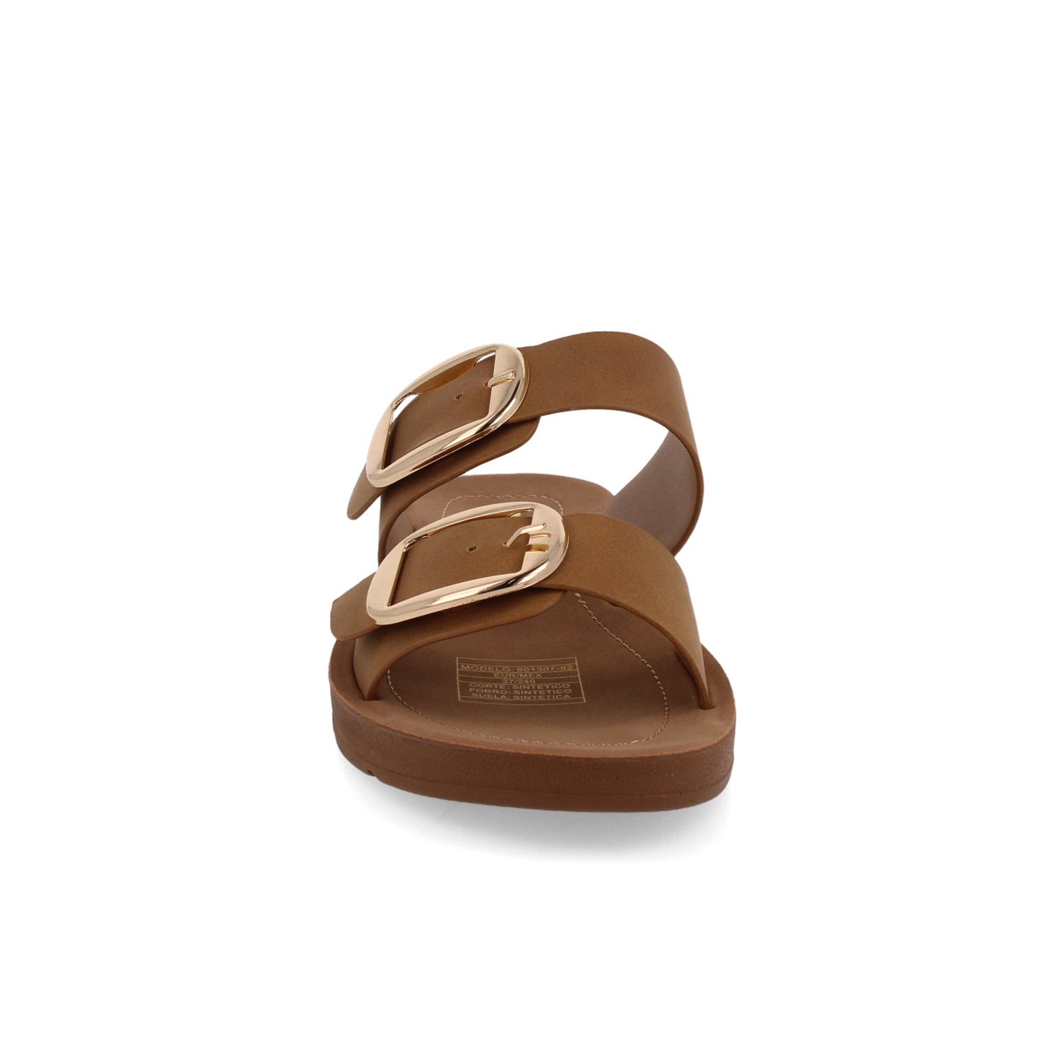 Sandalia Casual Vazza color Camel para Mujer