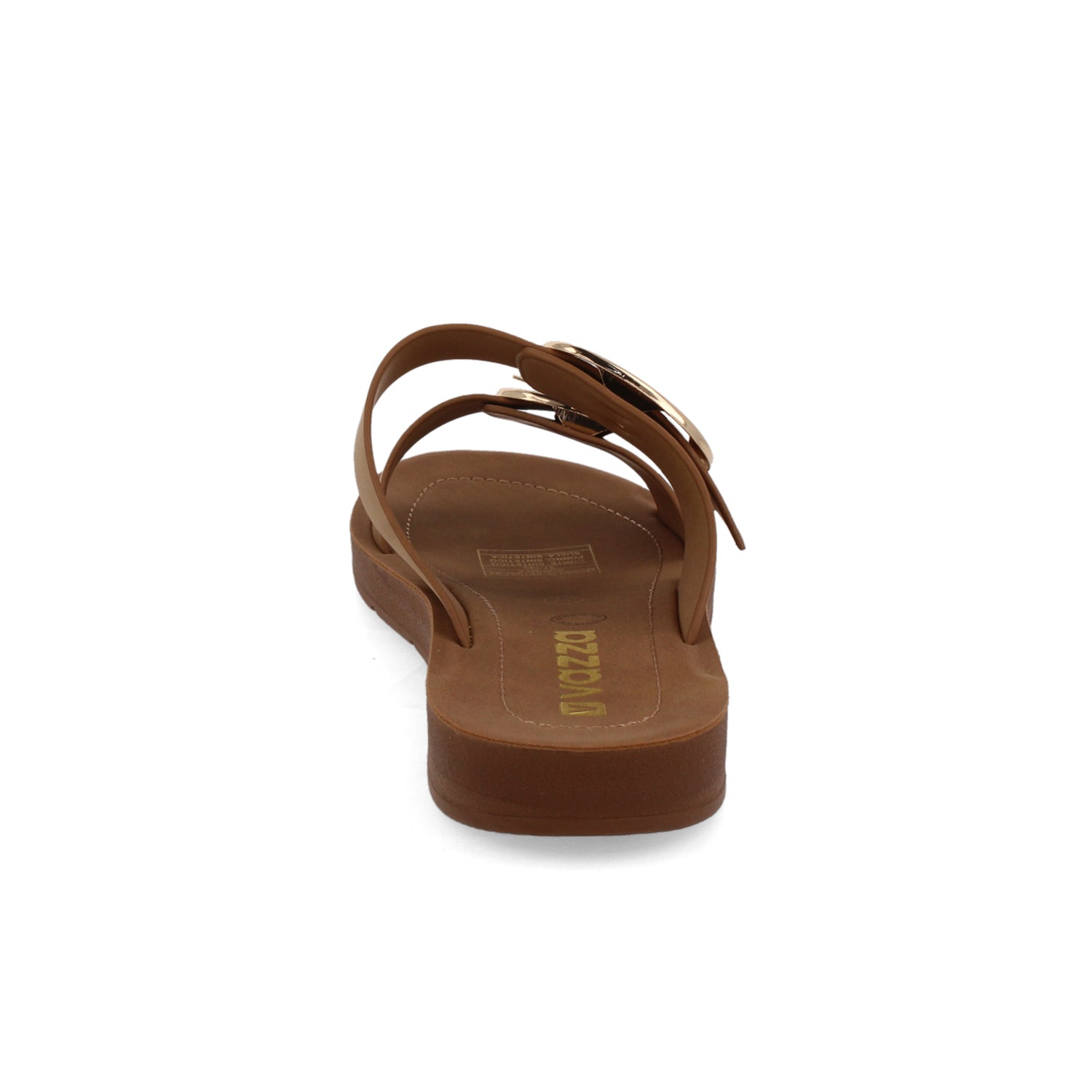 Sandalia Casual Vazza color Camel para Mujer