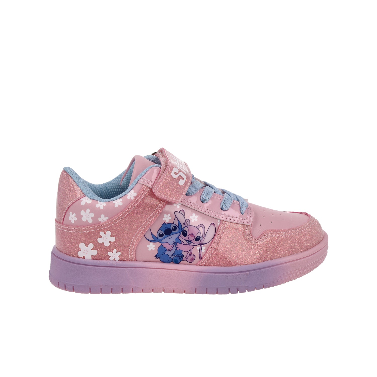 Tenis Vazza color Rosa con Stich para Junior Niña
