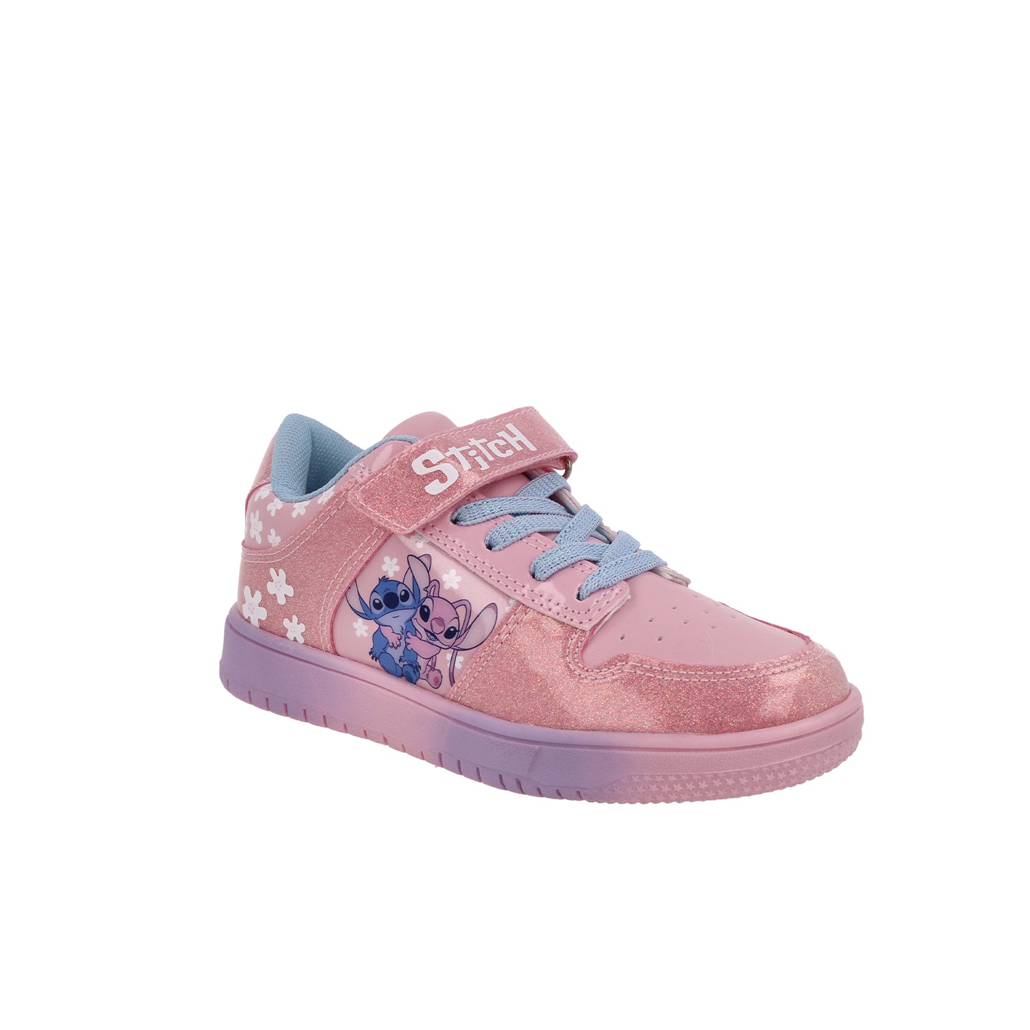 Tenis Vazza color Rosa con Stich para Junior Niña