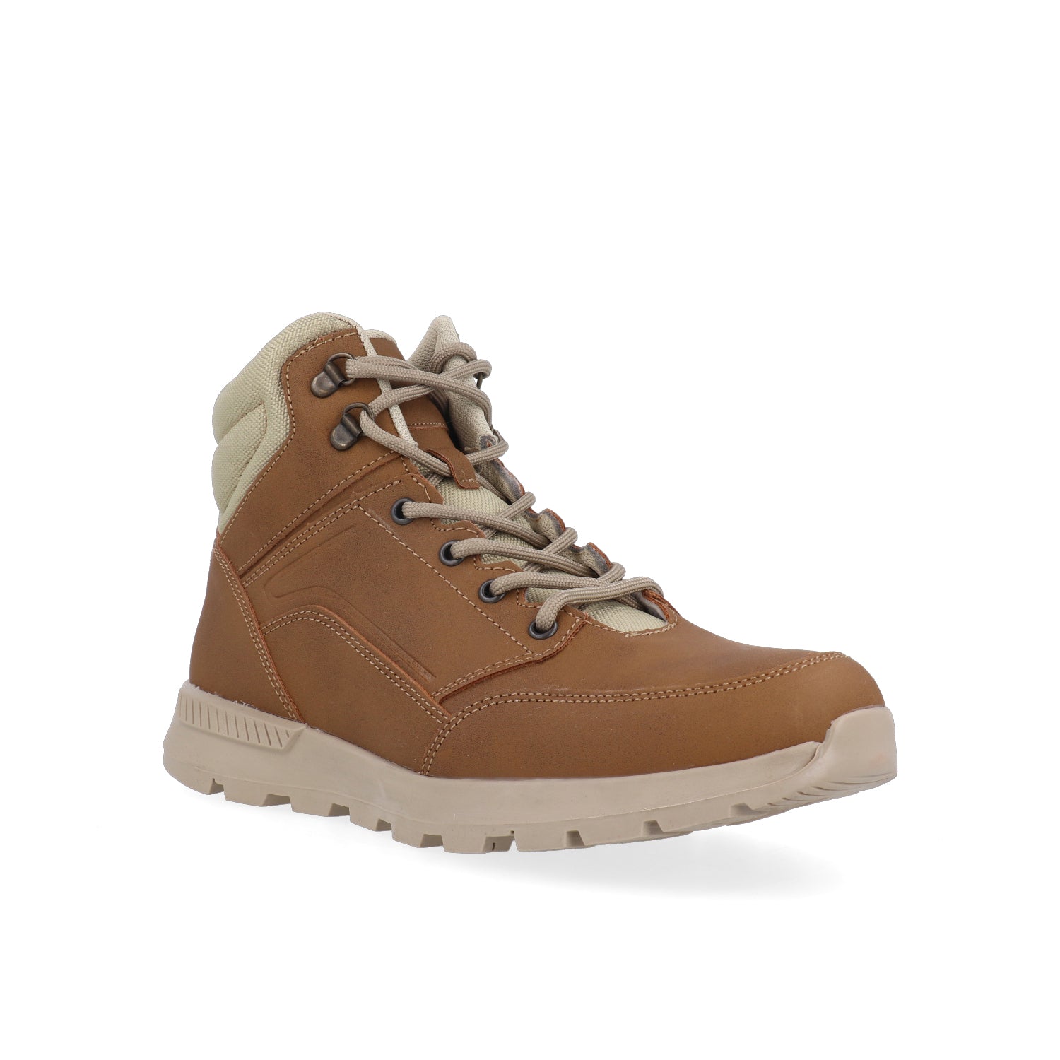 Botin Tipo Industrial Vazza color Café para Hombre