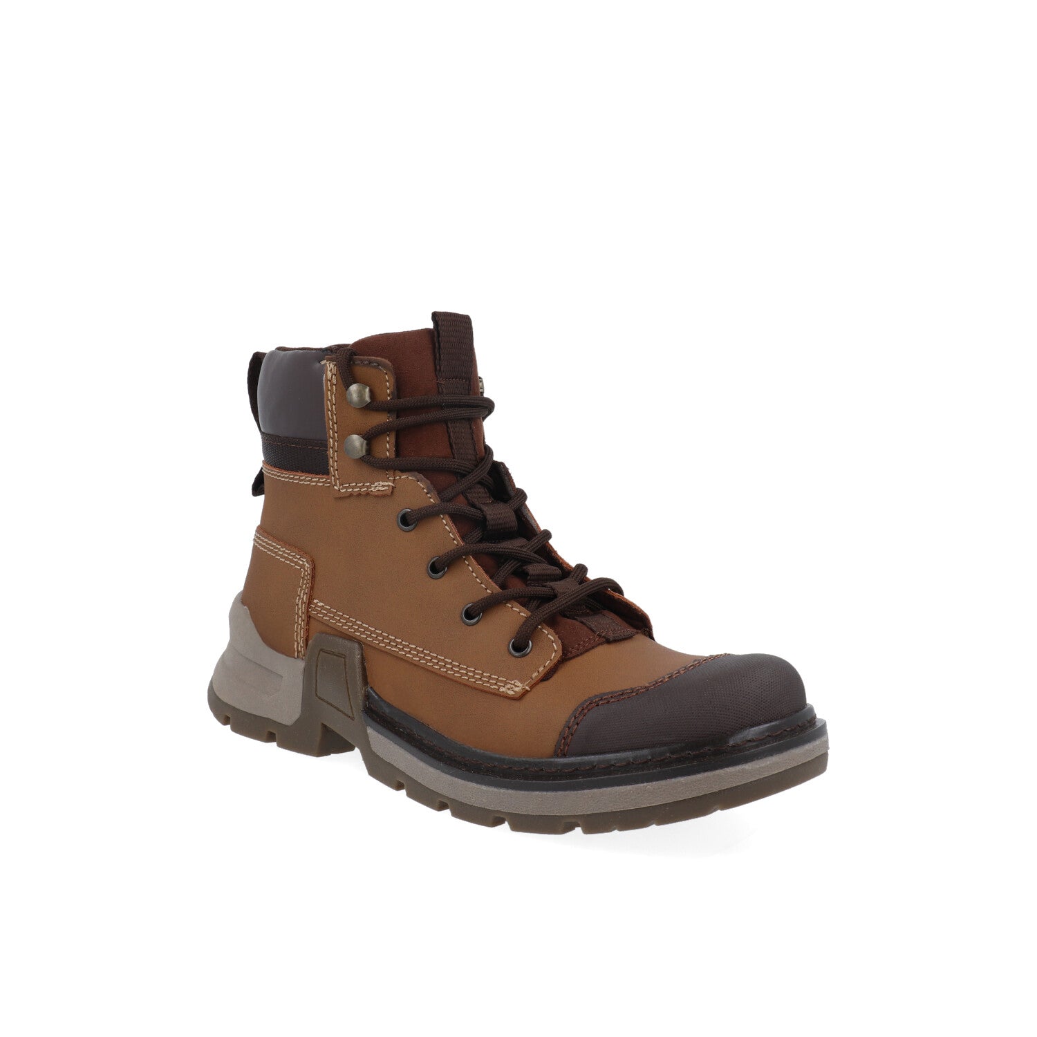Botin Tipo Industrial Vazza color Miel para Hombre