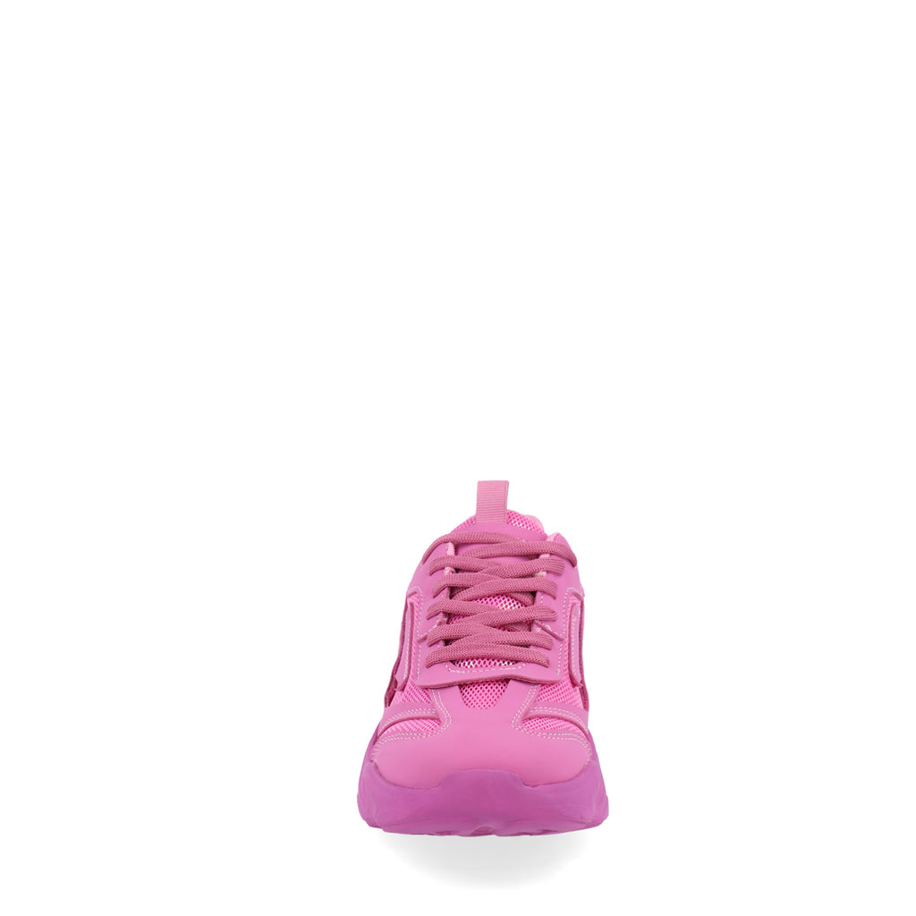 Tenis para mujer color blanco con talon rosa – VazzaShoes