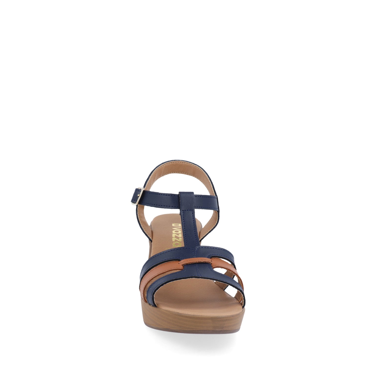 Sandalia Vazza color azul con Beige para Mujer